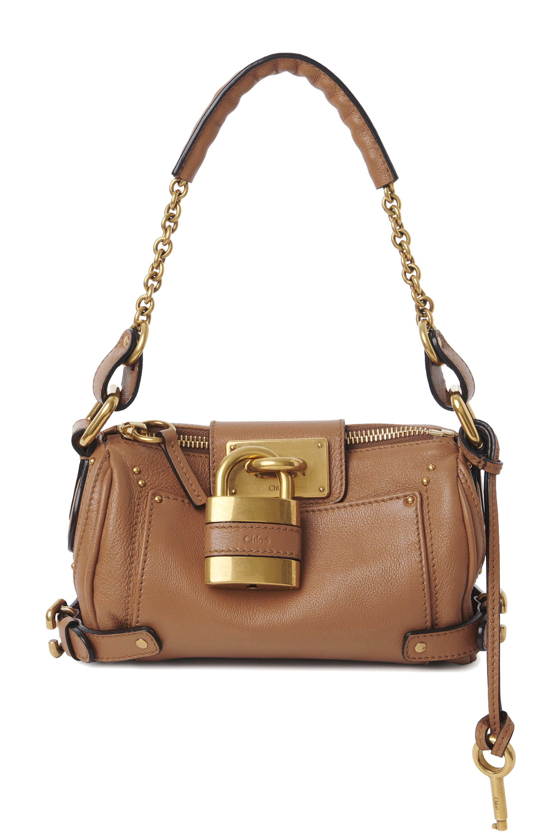 حقيبة بادينغتون صغيرة بحمالة سلسلة جلد