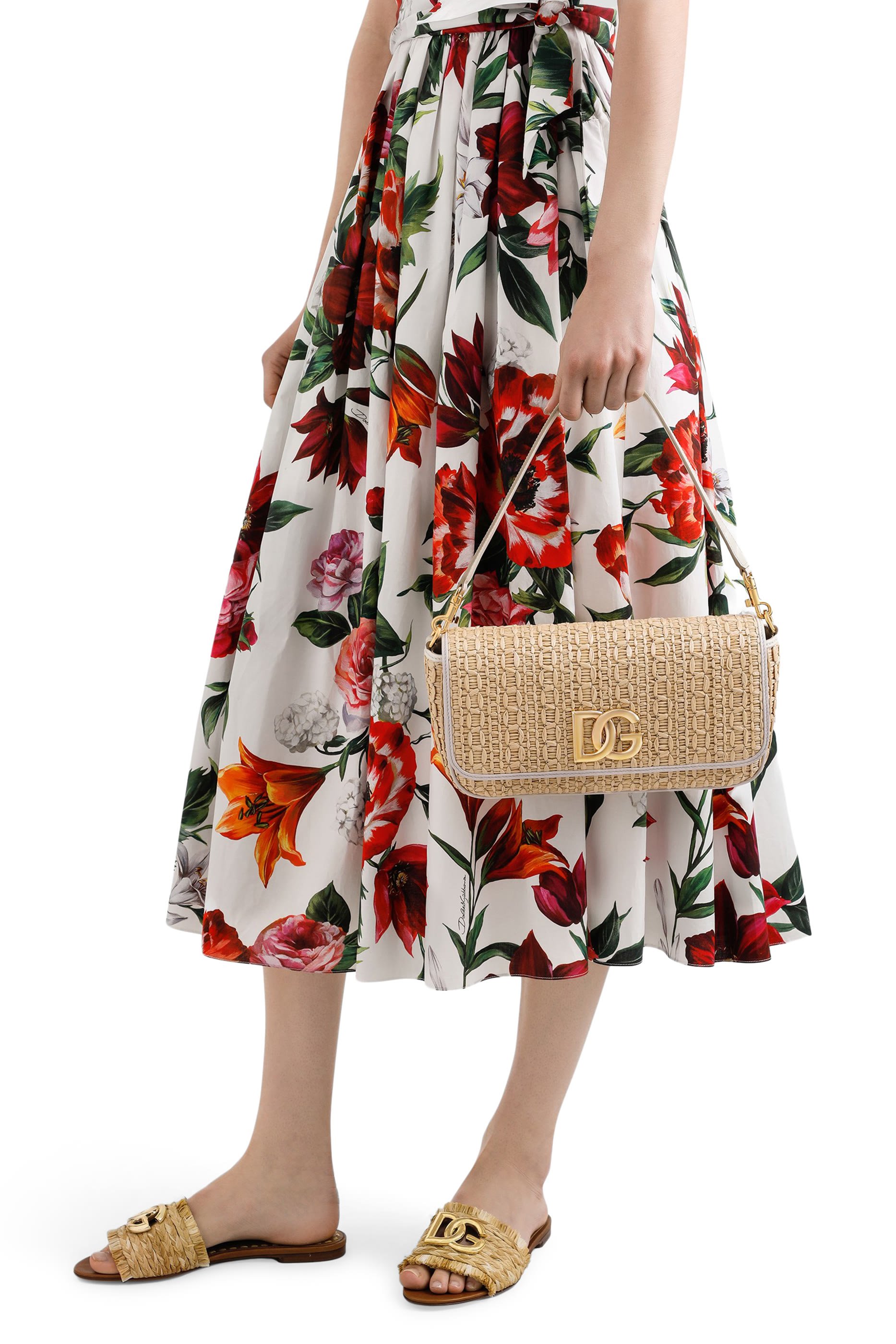 حقيبة كتف خوص كروشيه