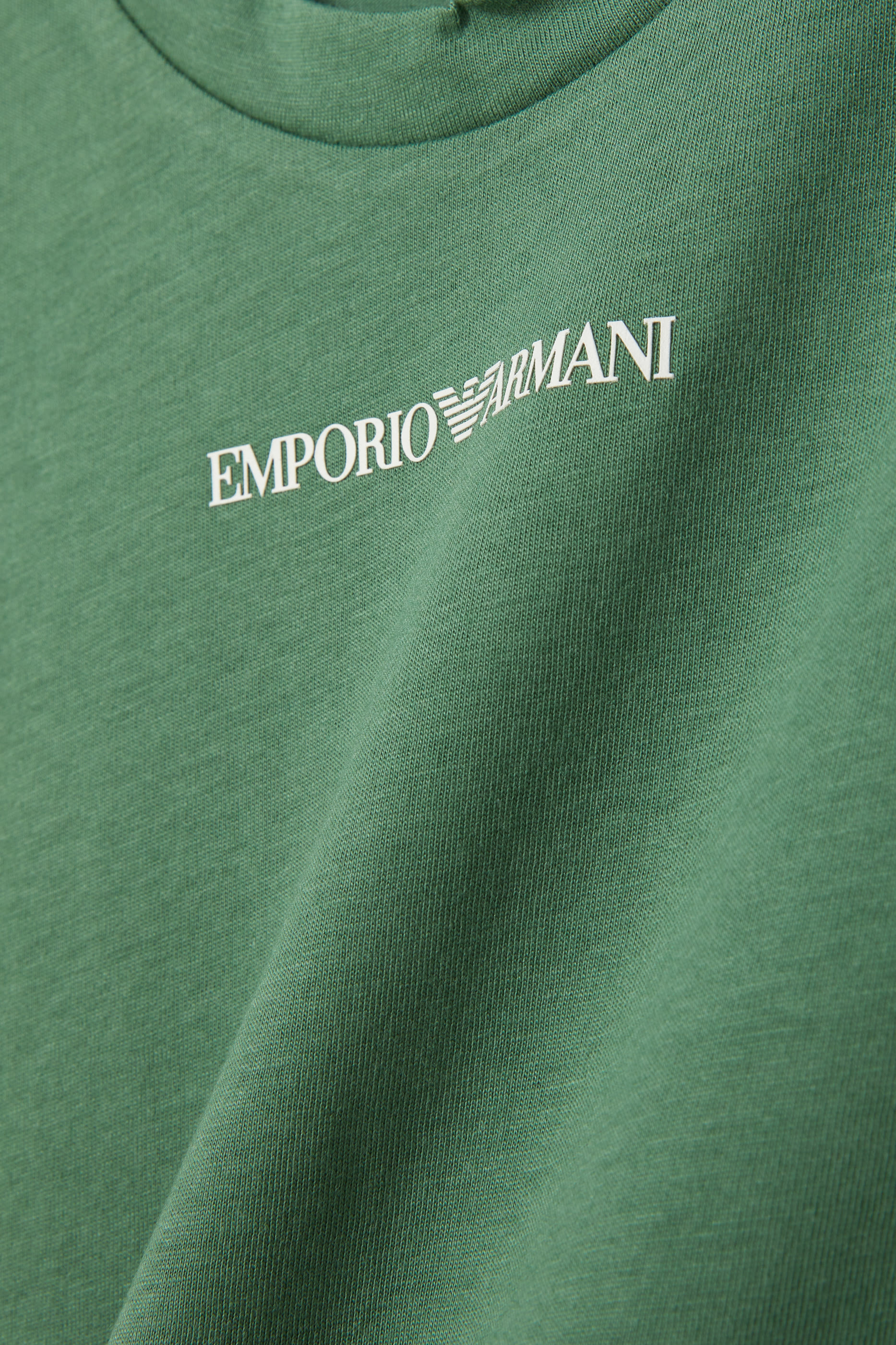 تيشيرت بطبعة شعار الماركة للأطفال