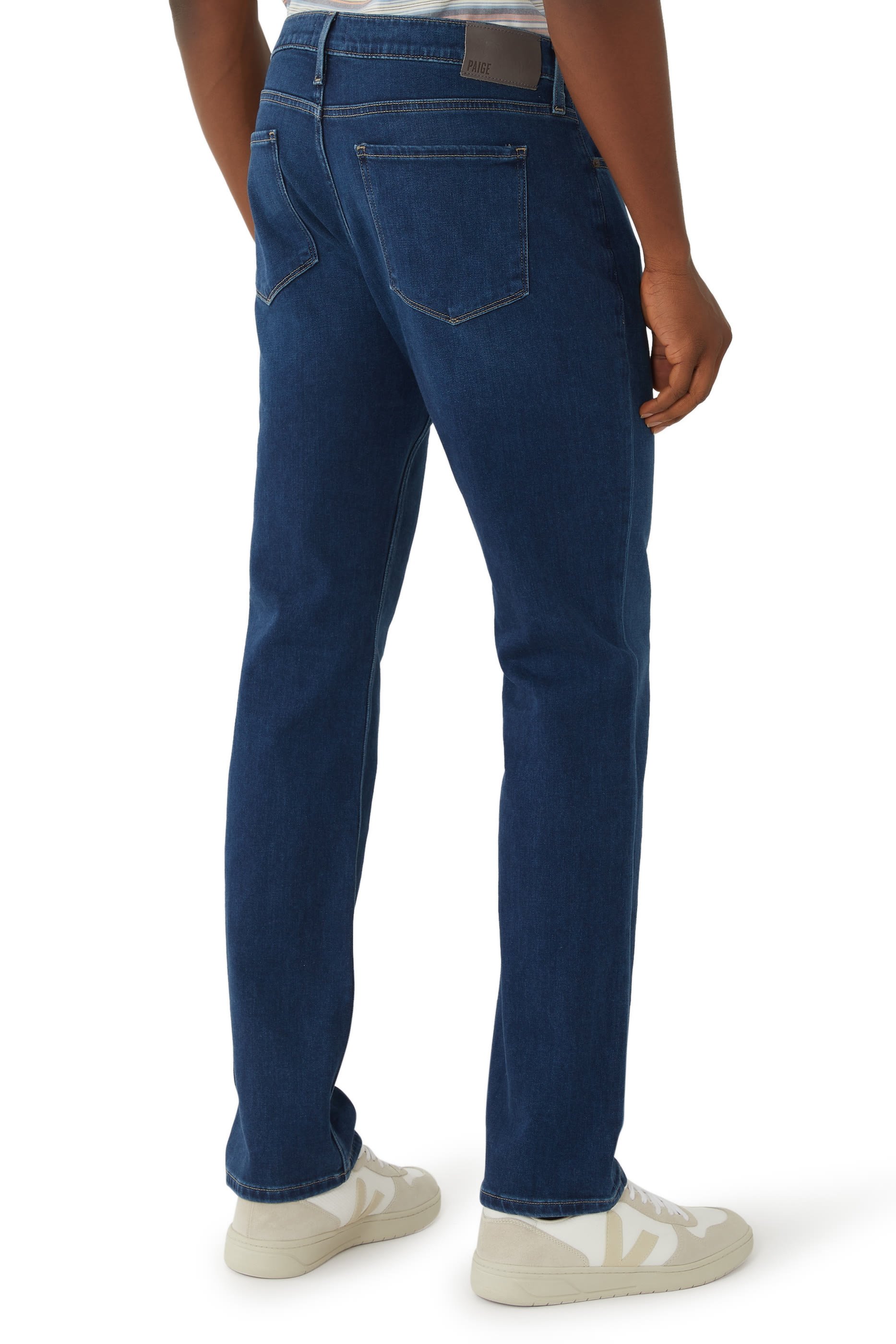 بنطال جينز دنينم بقصة ساق مستقيمة