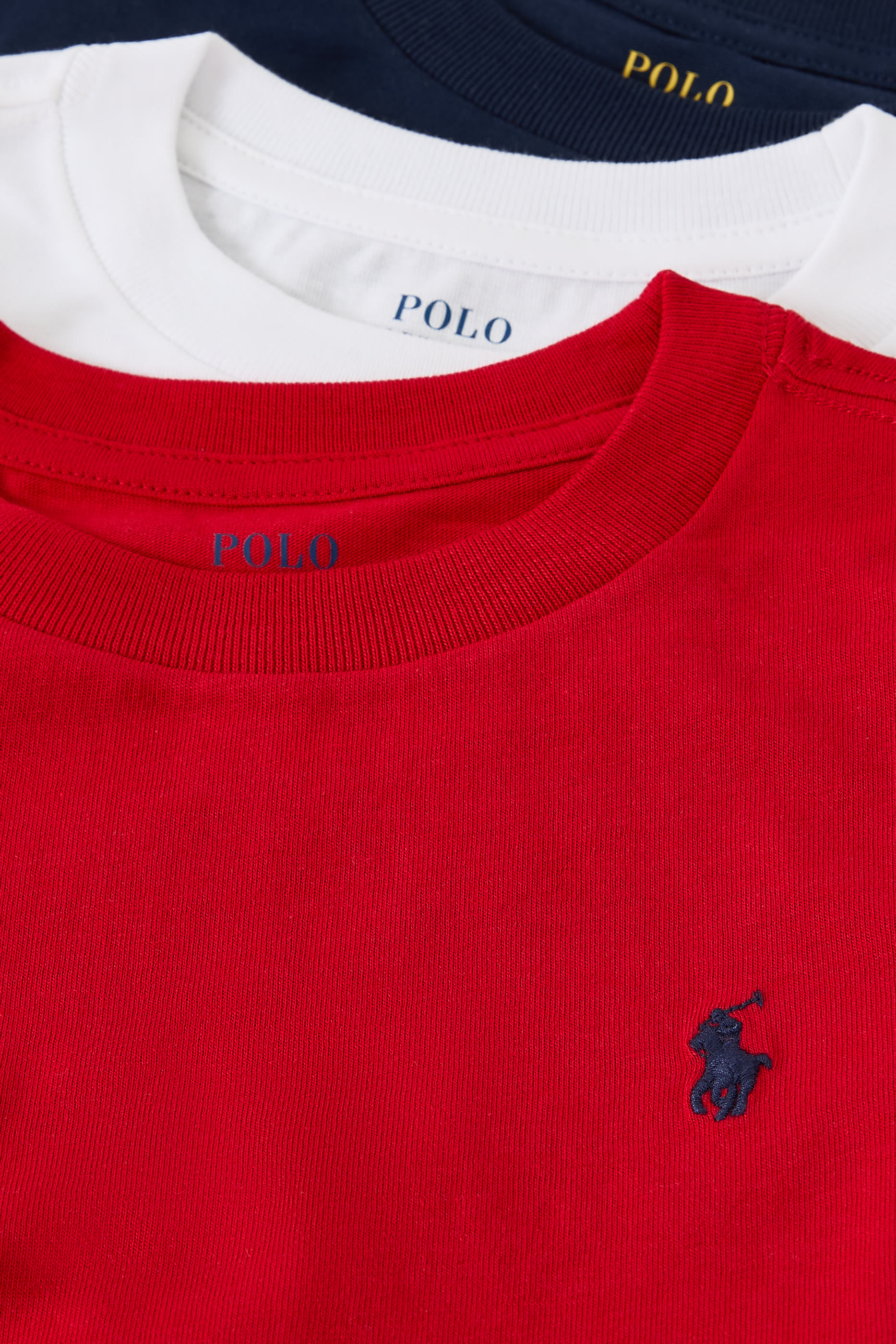 طقم تيشيرت قطن للأطفال، 3 قطع