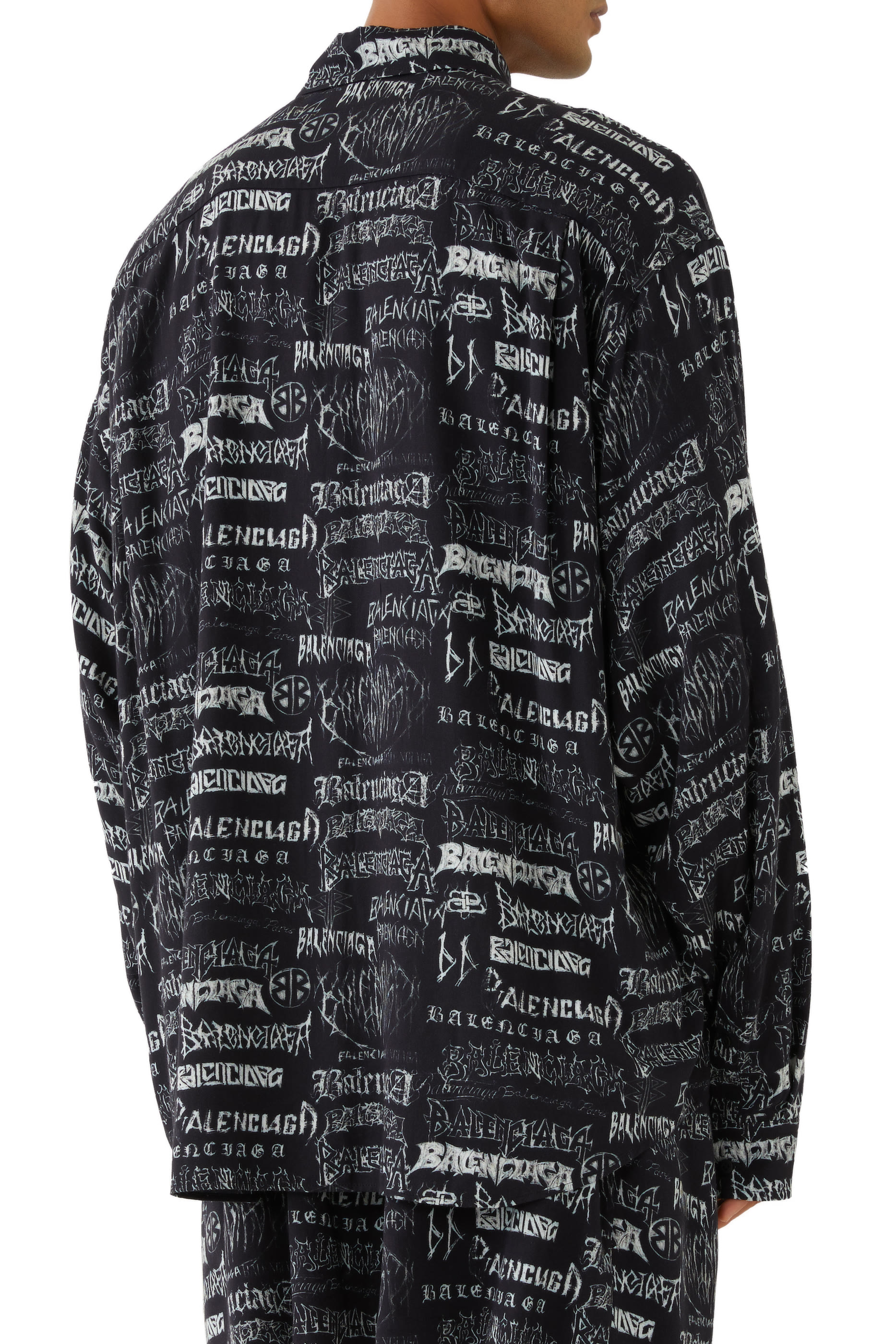 قميص دي آي واي ميتال مزين كليا بشعار الماركة