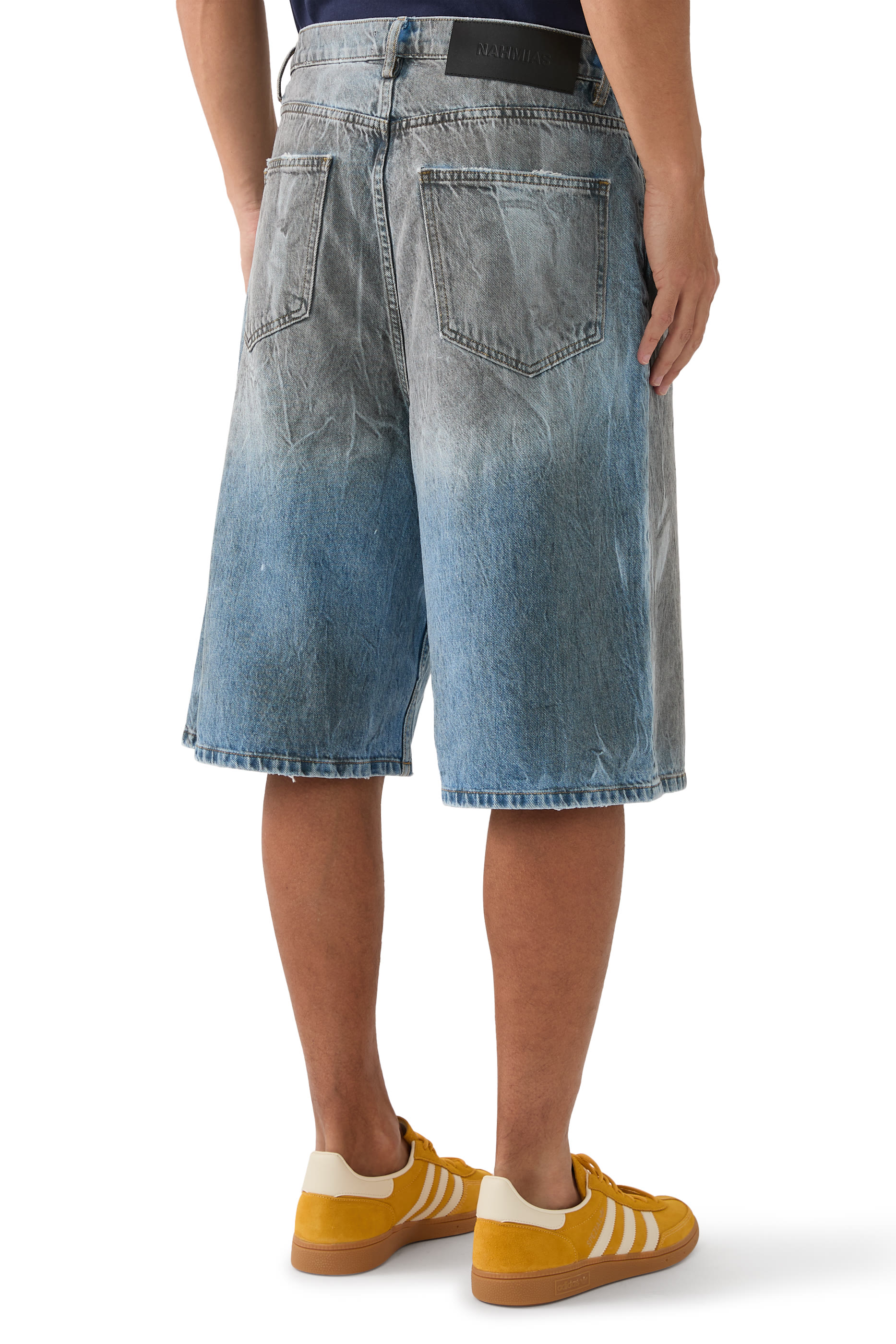 شورت ثراشت فضفاض بخمس جيوب