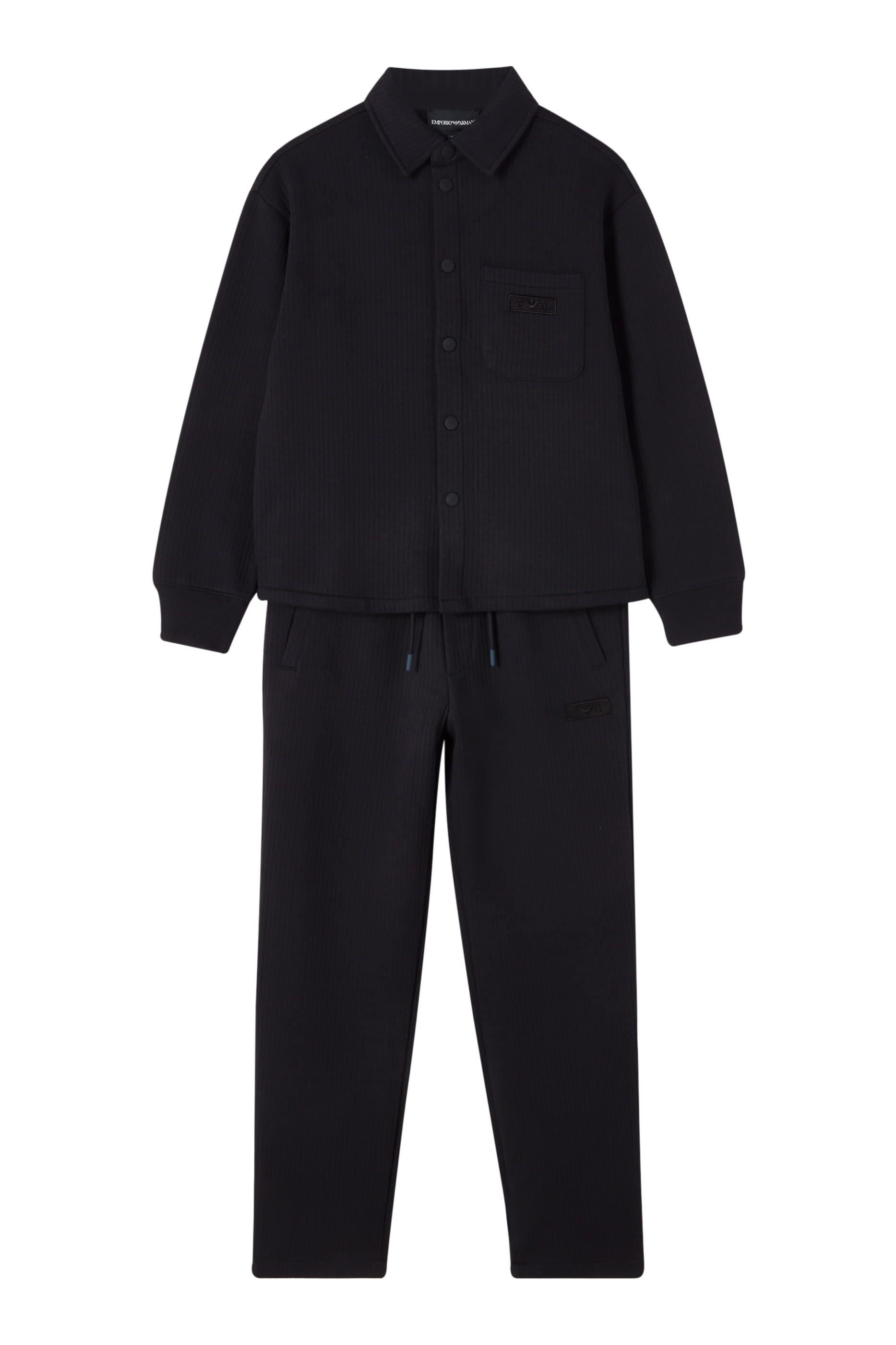 قميص بحلية شعار الماركة للأطفال