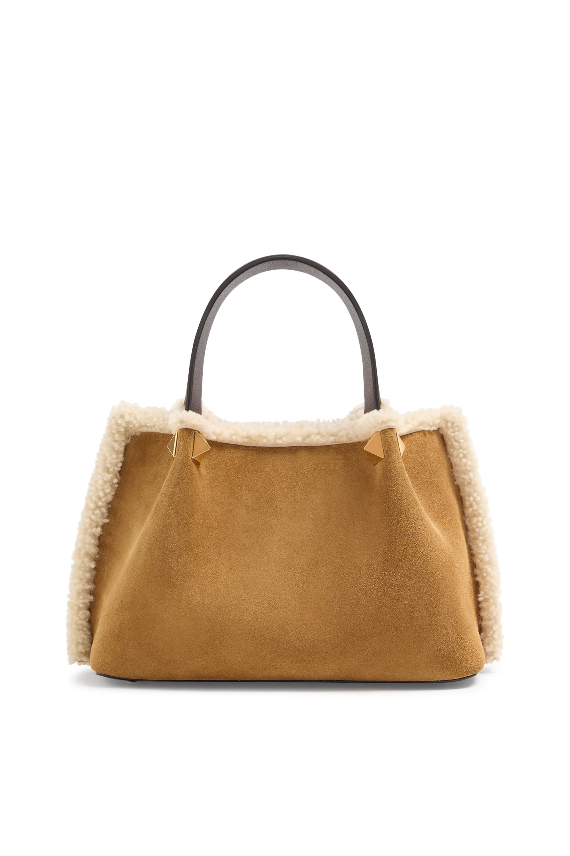 حقيبة شوبينغ متوسطة مزينة بشعار الماركة