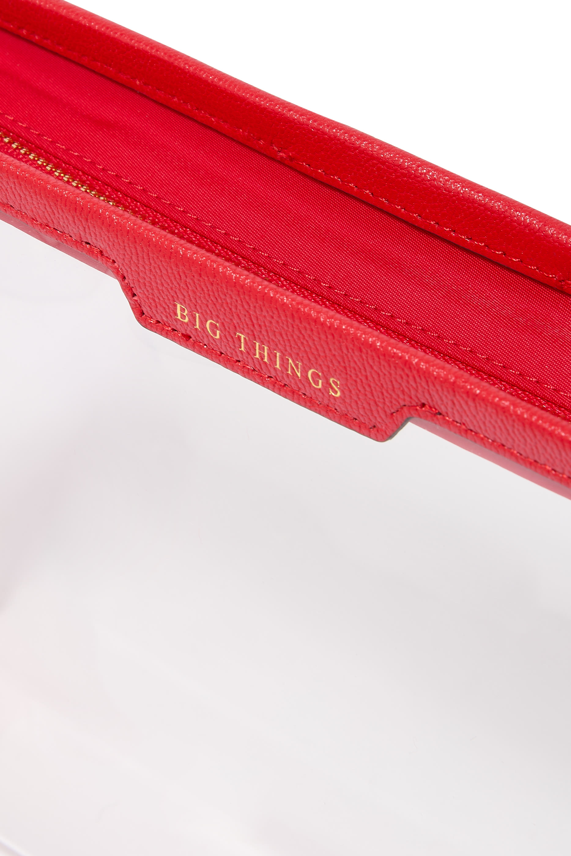 حقيبة صغيرة بنقشة عبارة بيج ثينجز