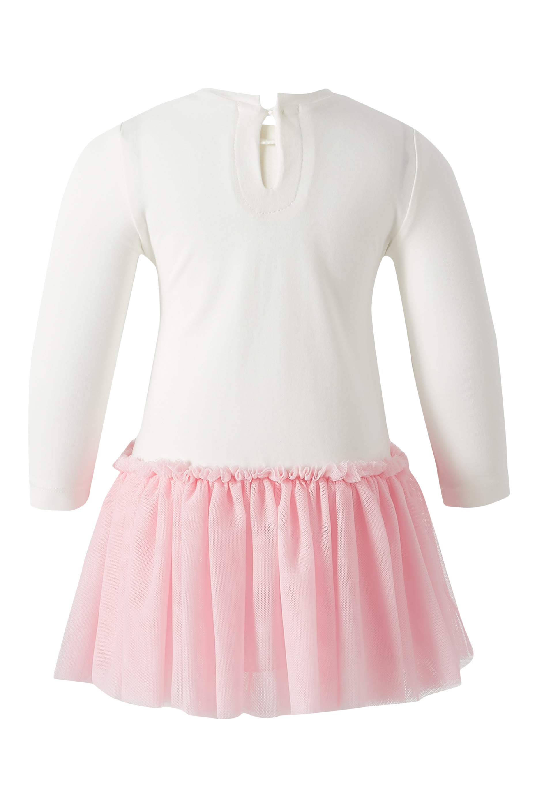 فستان بنقشة قلب بزهور جيرسيه للأطفال