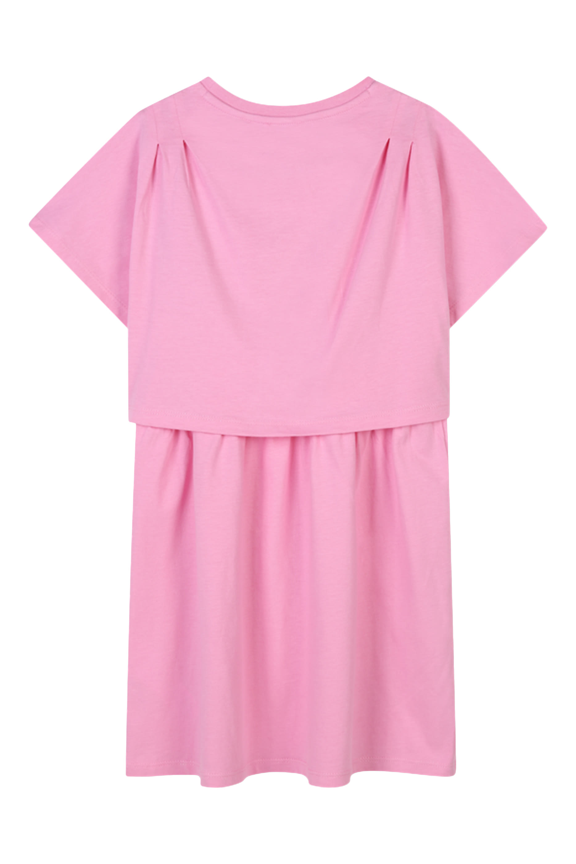 فستان مزين بملصقات فواكه للأطفال