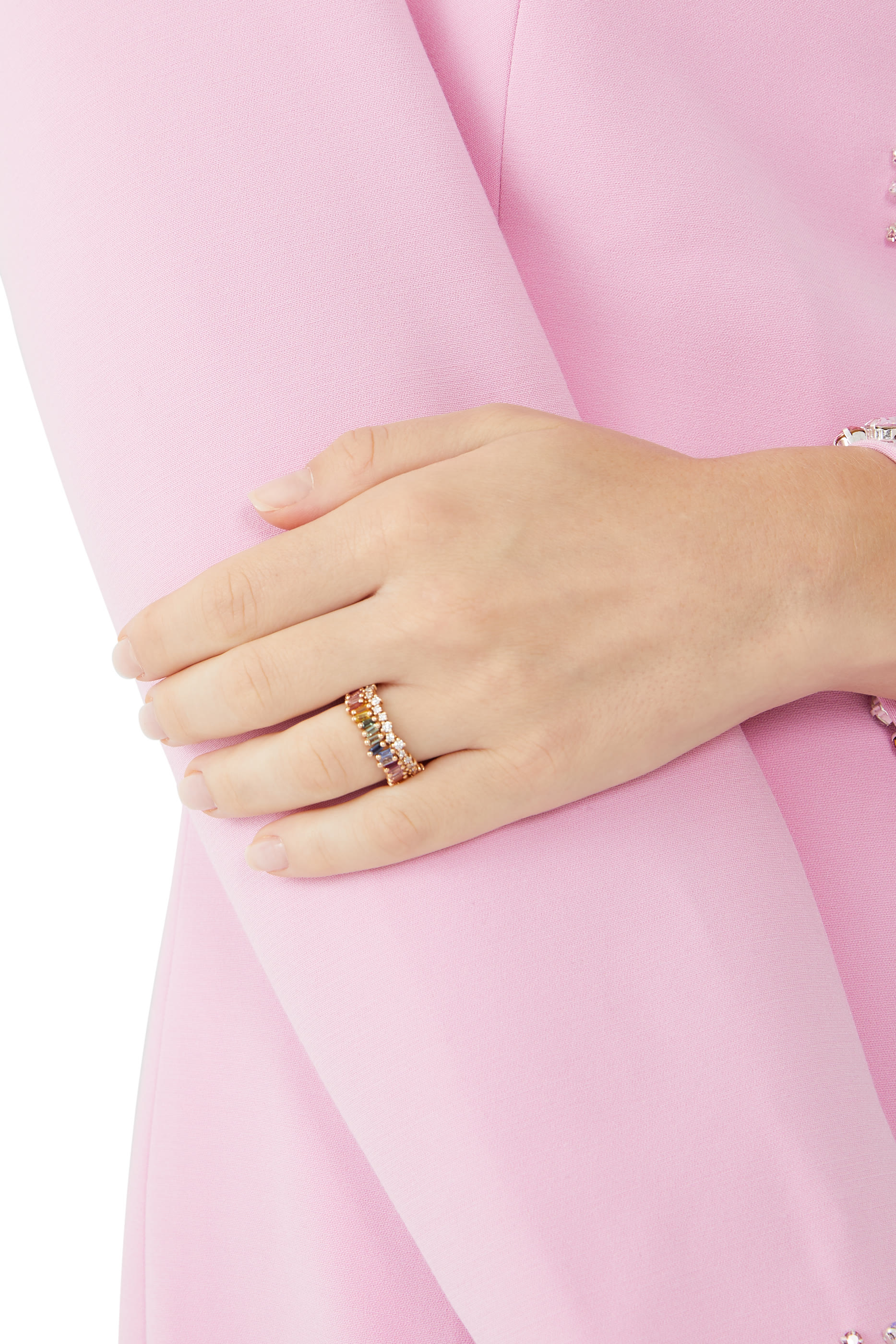 خاتم اتيرنيتي متعدد الطبقات بألوان متعددة