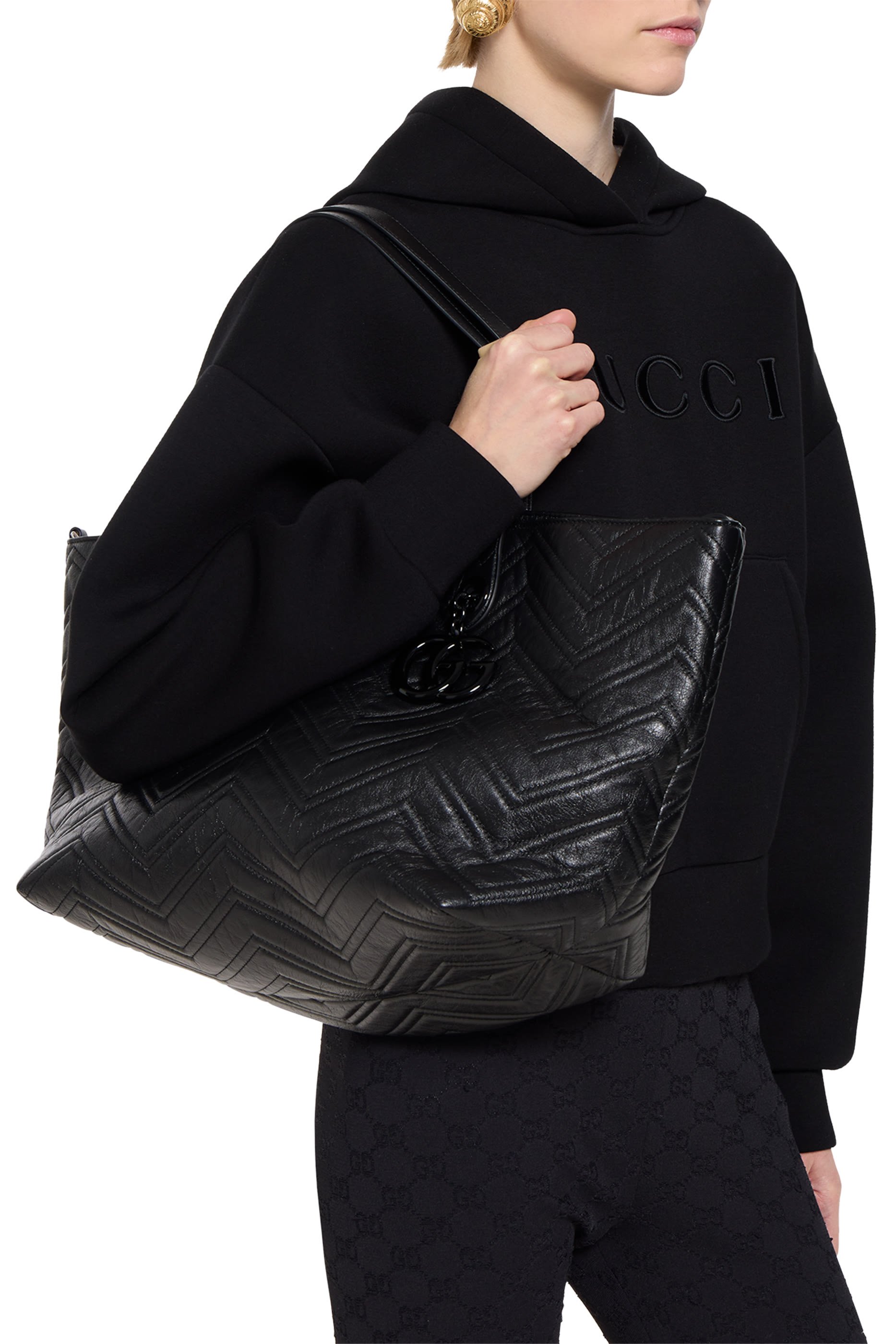 حقيبة يد مارمونت كبيرة بحرفي شعار الماركة