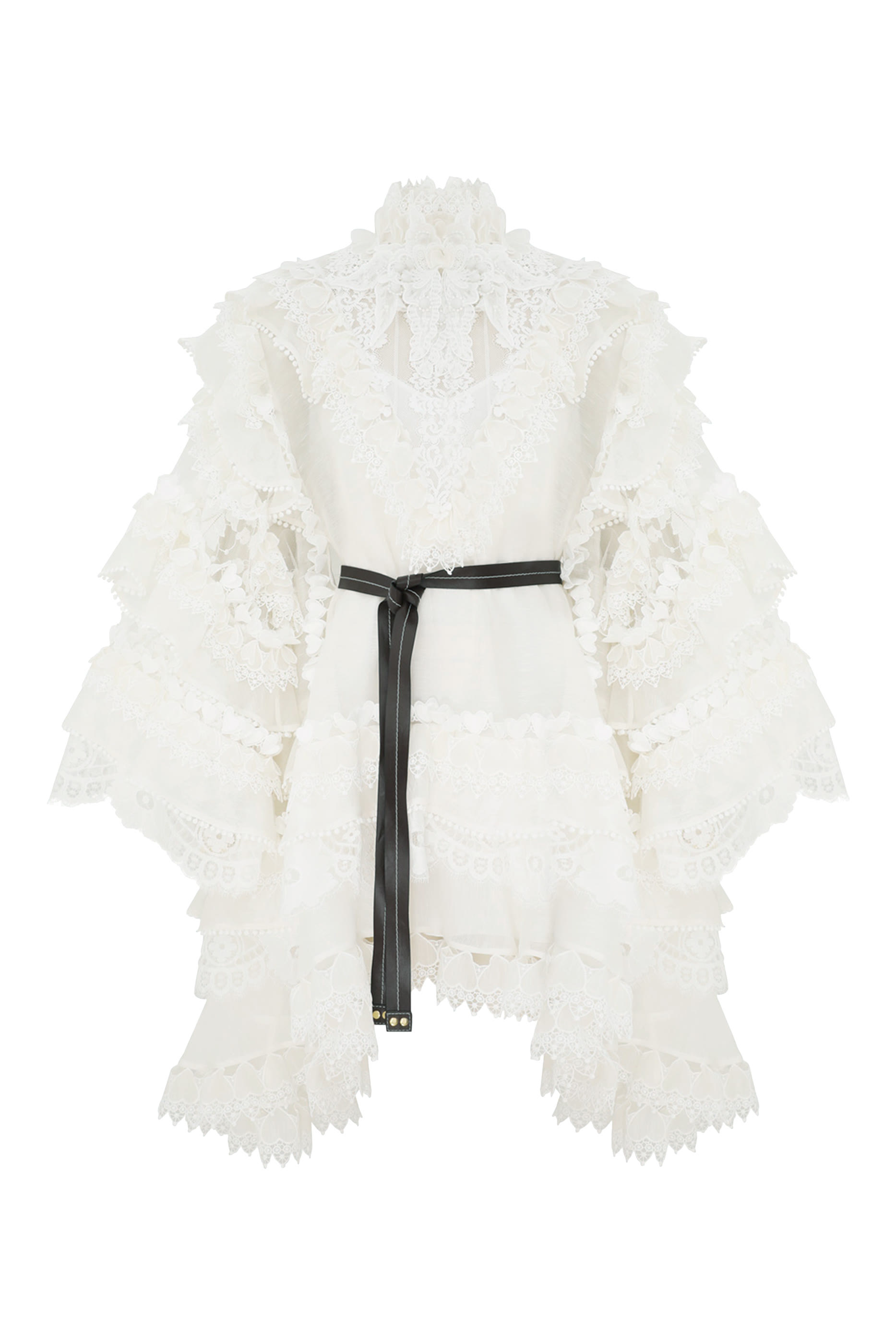 فستان كراش قصير بحواف مزينة بقلوب