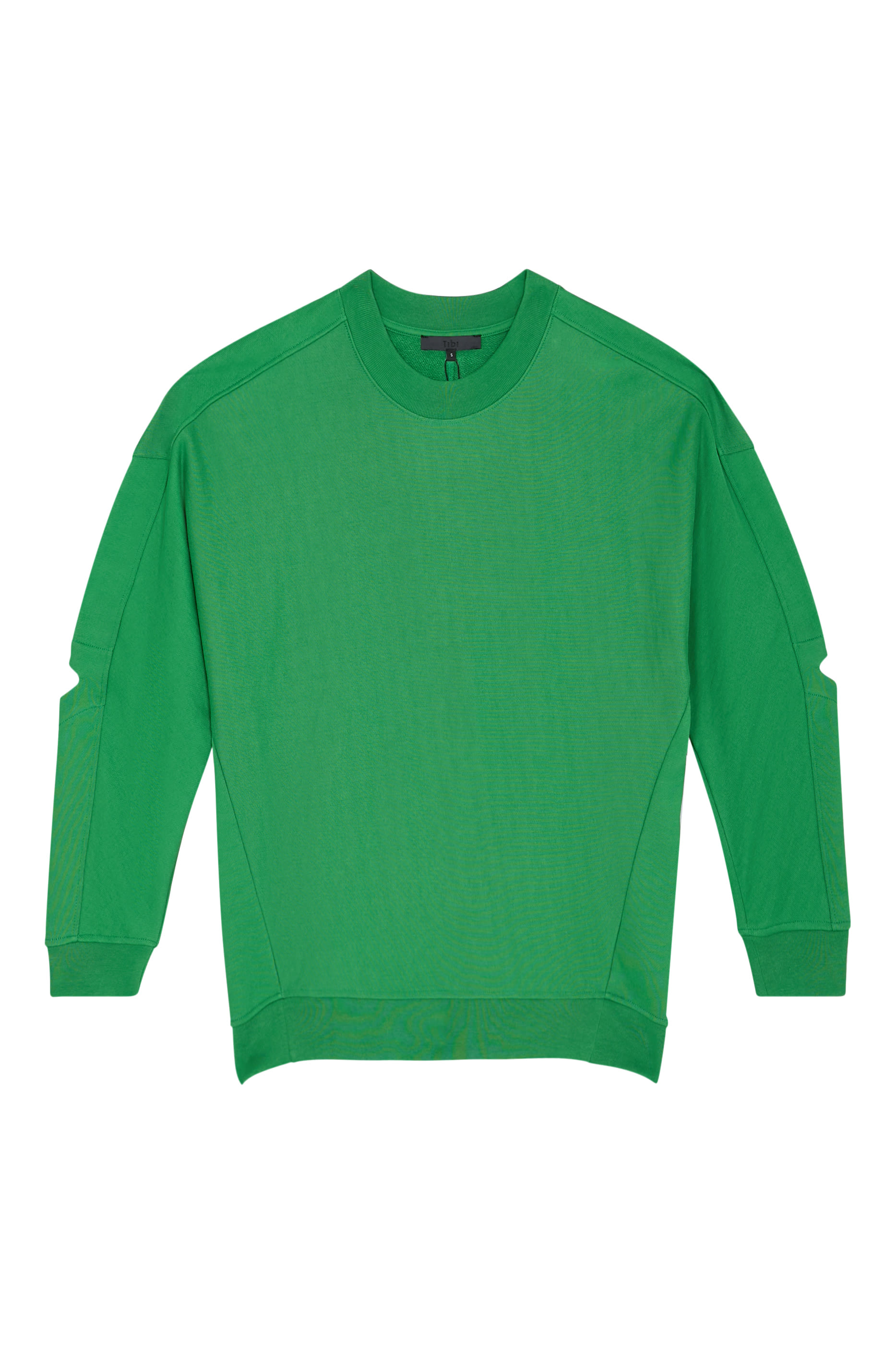 سويت شيرت بقصة مريحة وياقة ضيقة