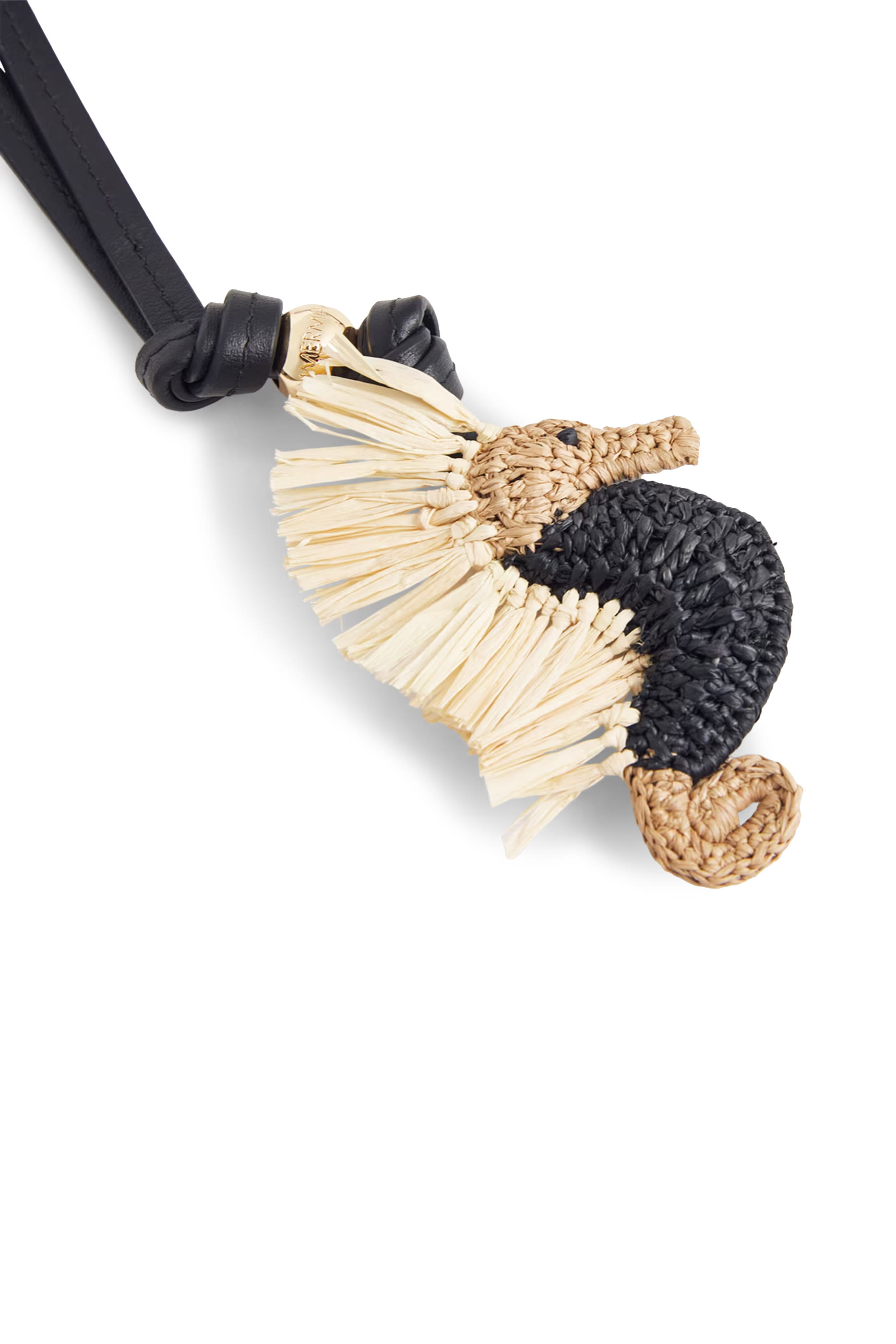 حلية حقيبة بتصميم حصان بحر خوص