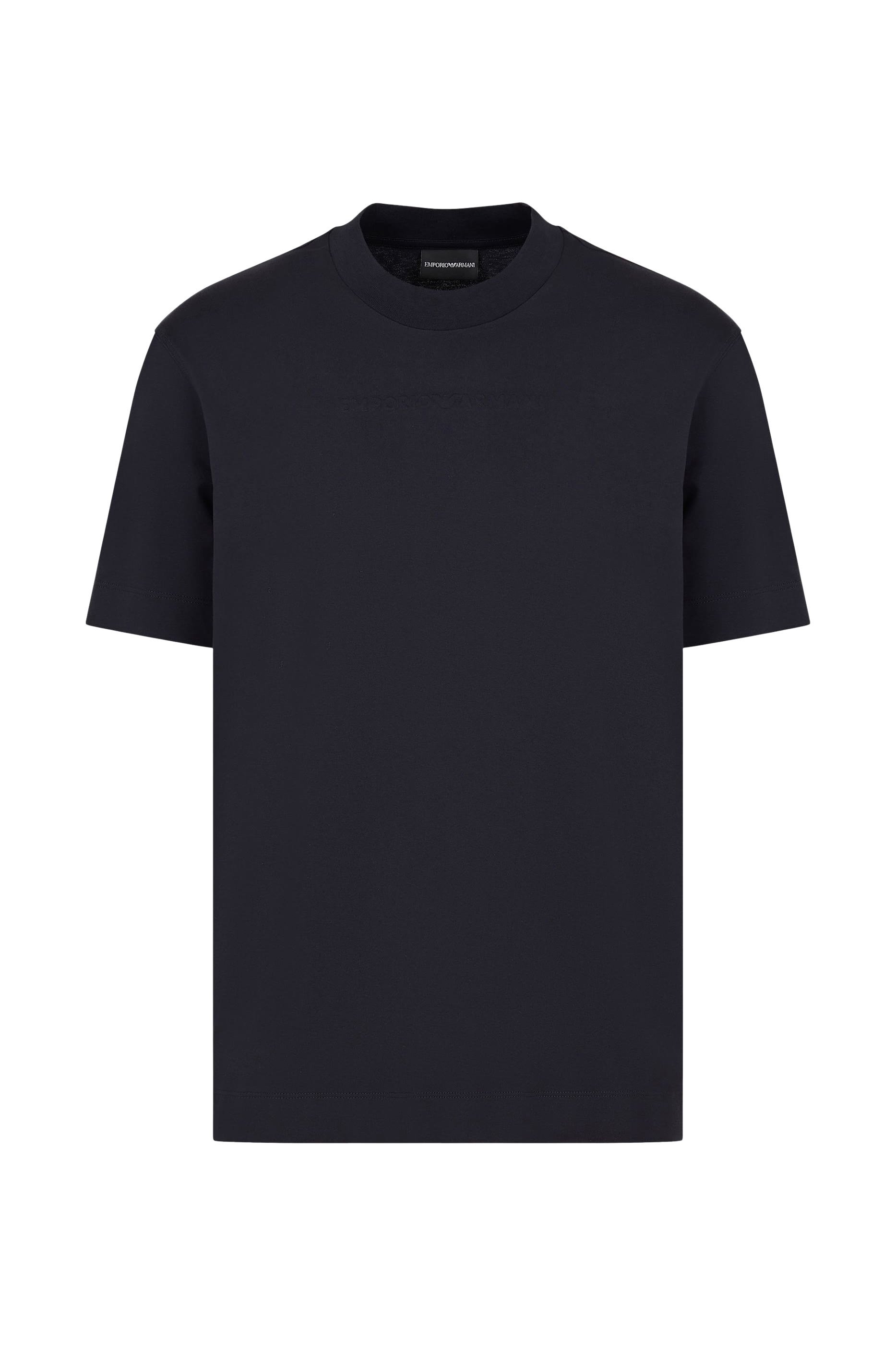 تيشيرت بنقشة شعار الماركة بحجم صغير