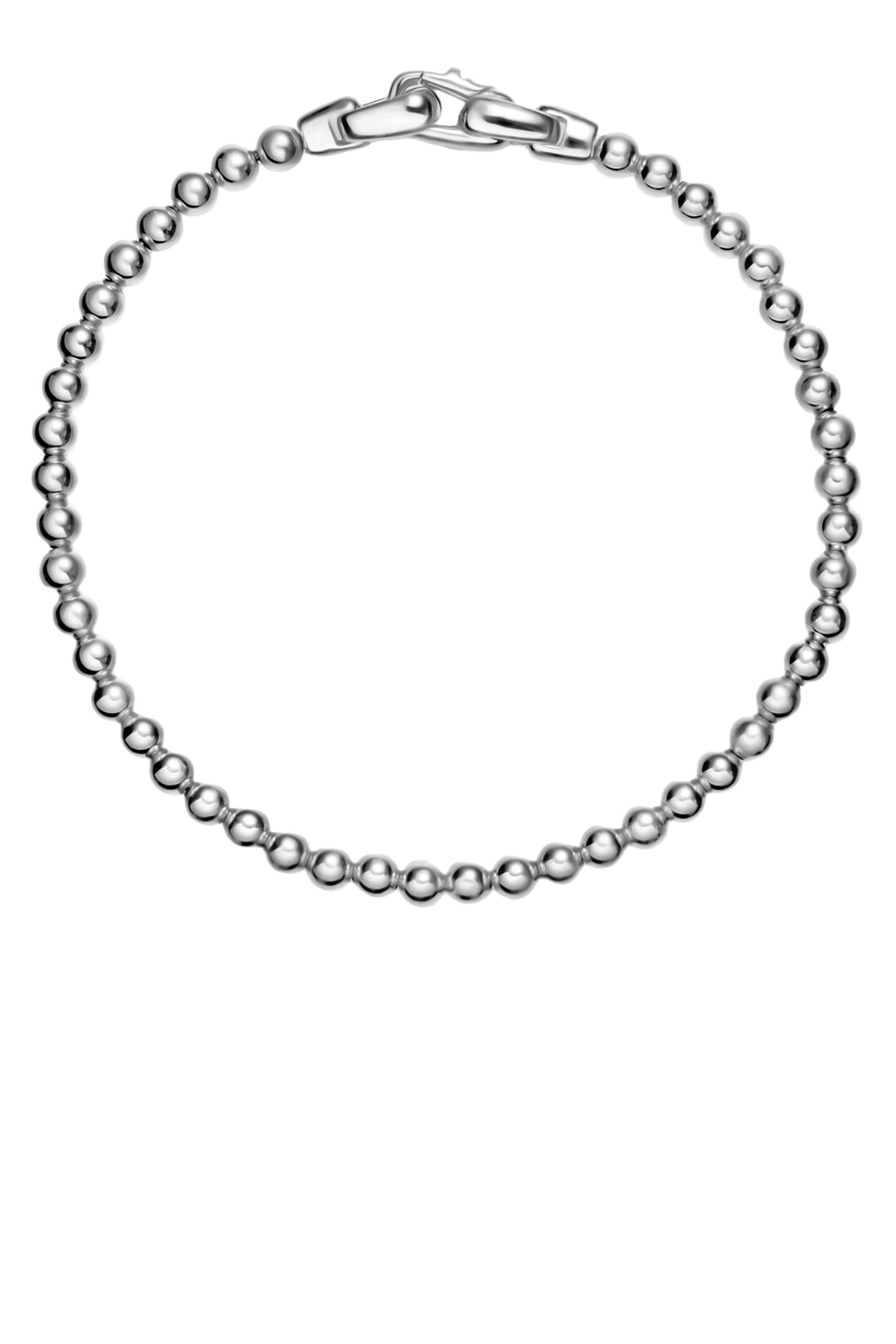 سوار سبيريتشوال بخرز بتصميم مسبحة فضة إسترلينية