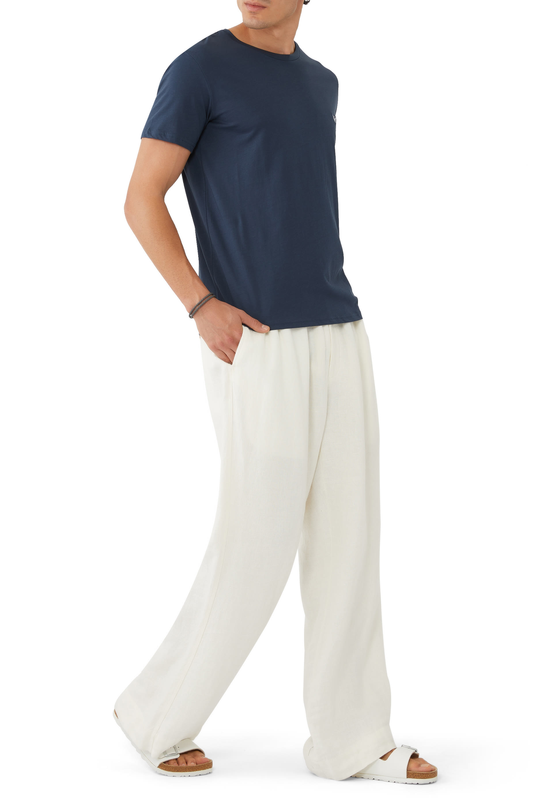 تيشيرت قطن بشعار الماركة