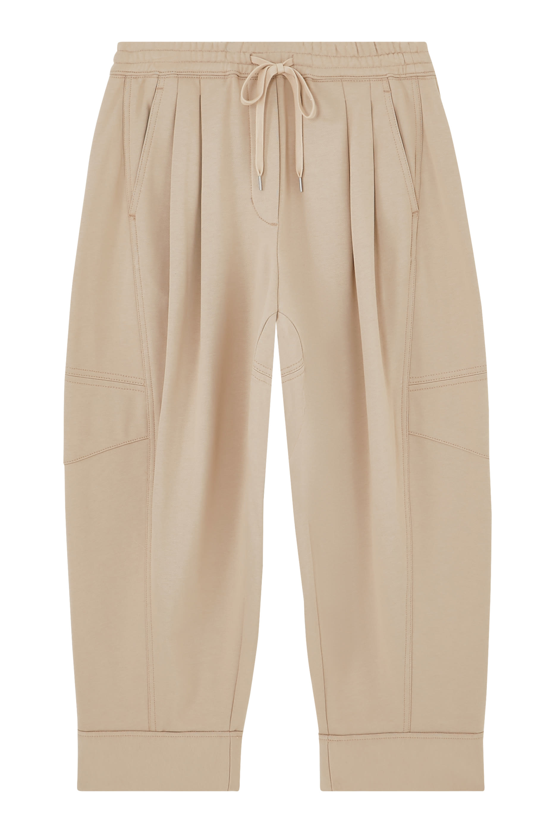 بنطال رياضي قصير بقصة ساق مقوسة