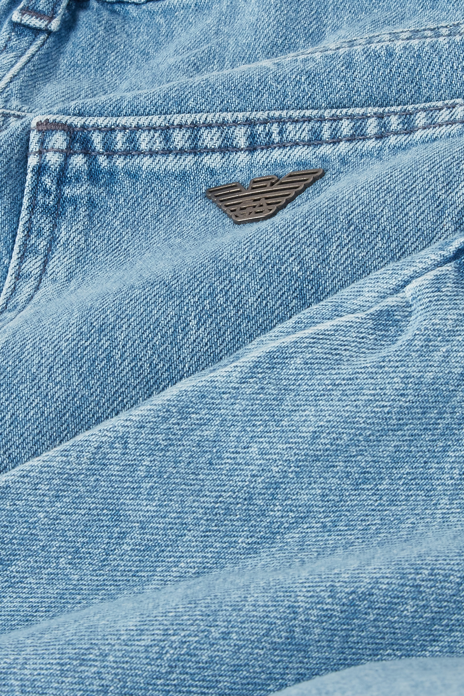 بنطال جينز بقصة ساق مستقيمة دنيم للأطفال