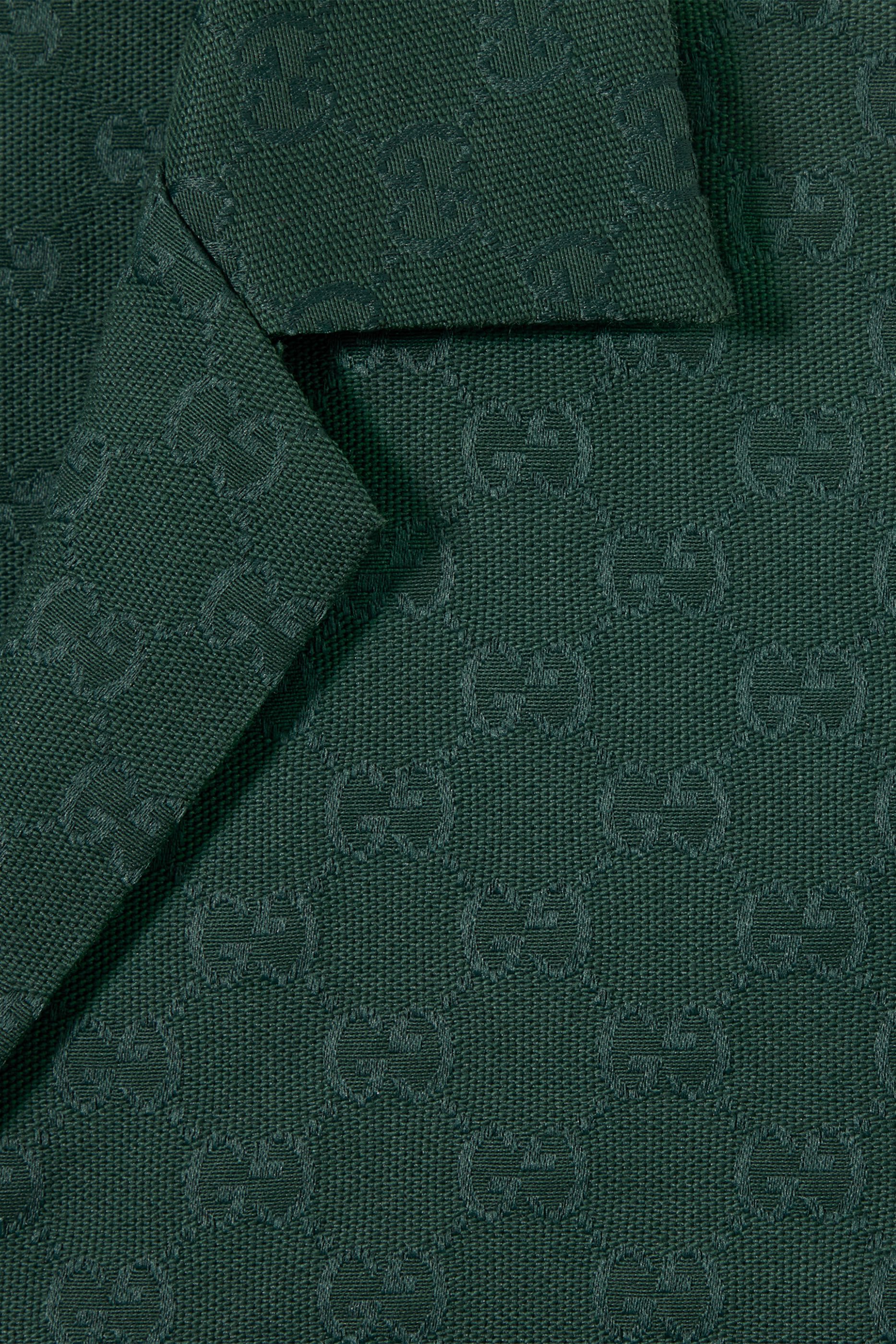 قميص قماش قنب بنقشة حرفي شعار الماركة