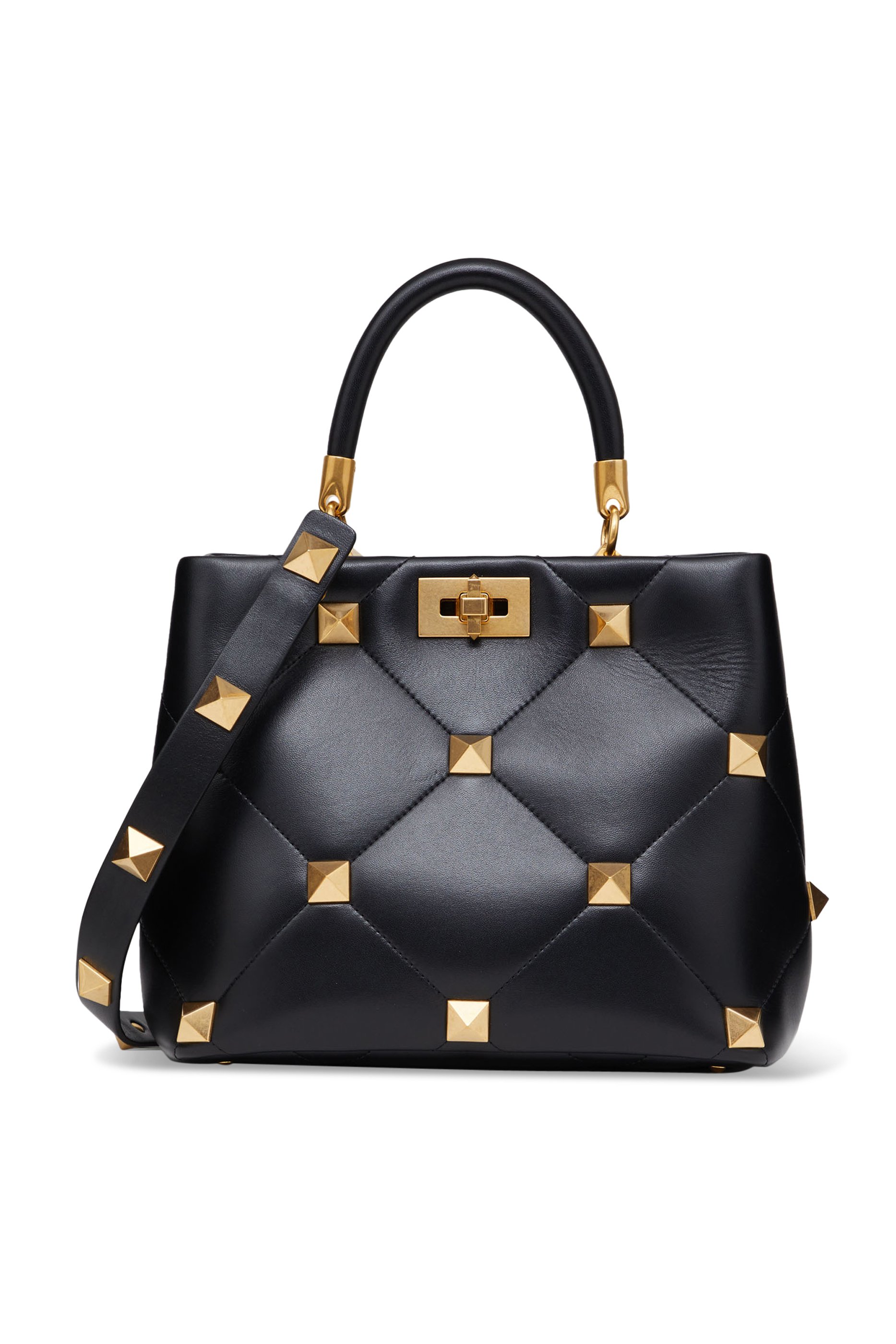 حقيبة فالنتينو غارافاني رومان بيد علوية وحلي هرمية