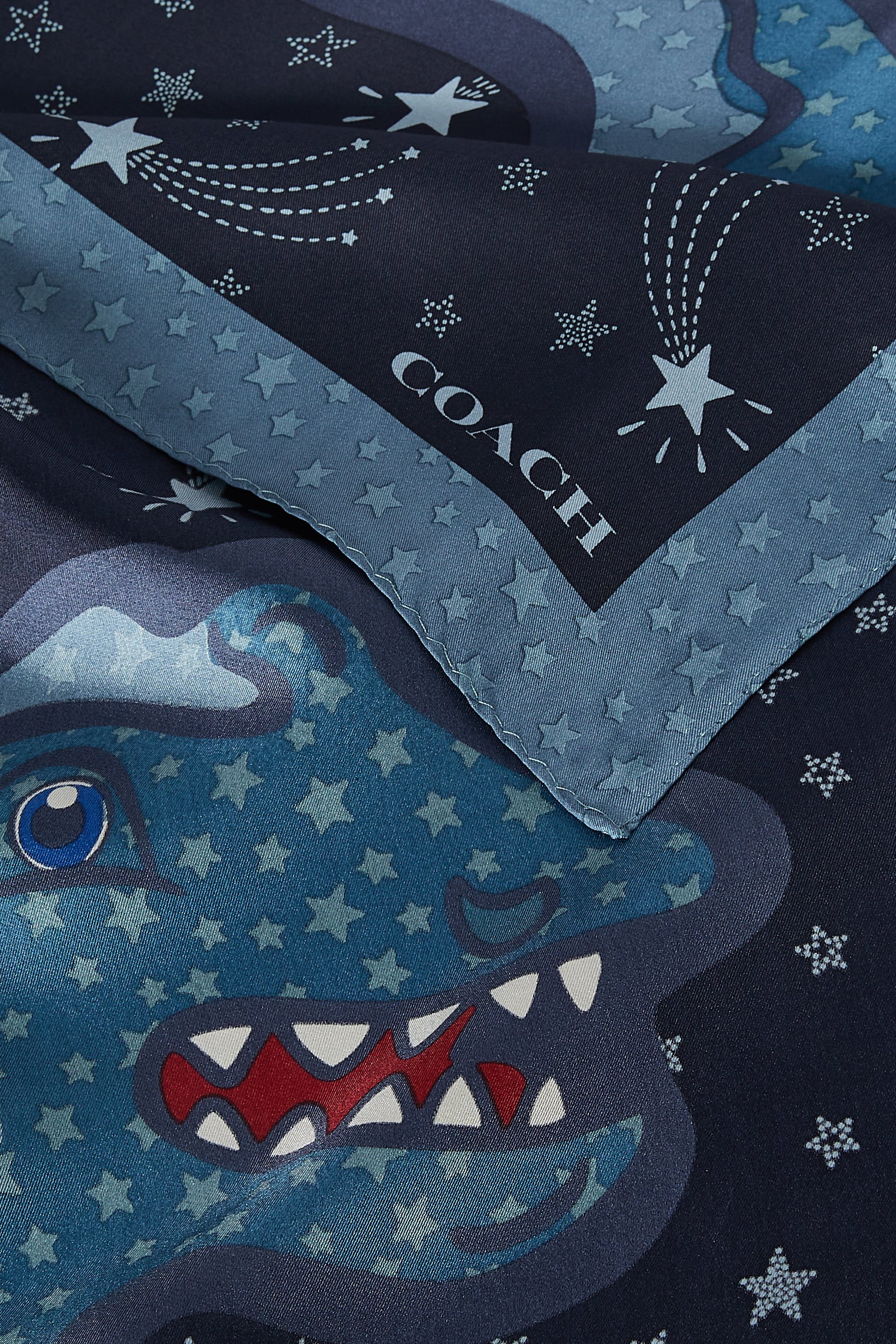 وشاح شوتينغ ستار ريكسي بتصميم مربع حرير