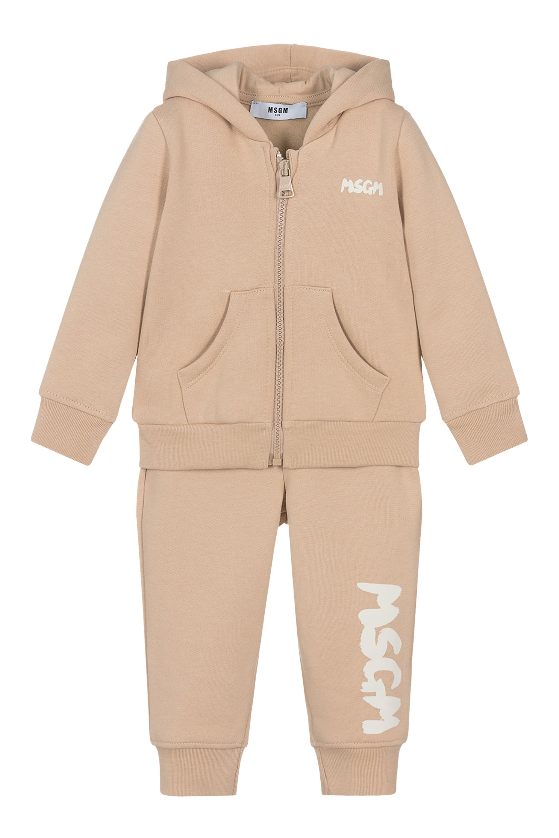 بدلة رياضية من هودي صوف بسحاب للأطفال