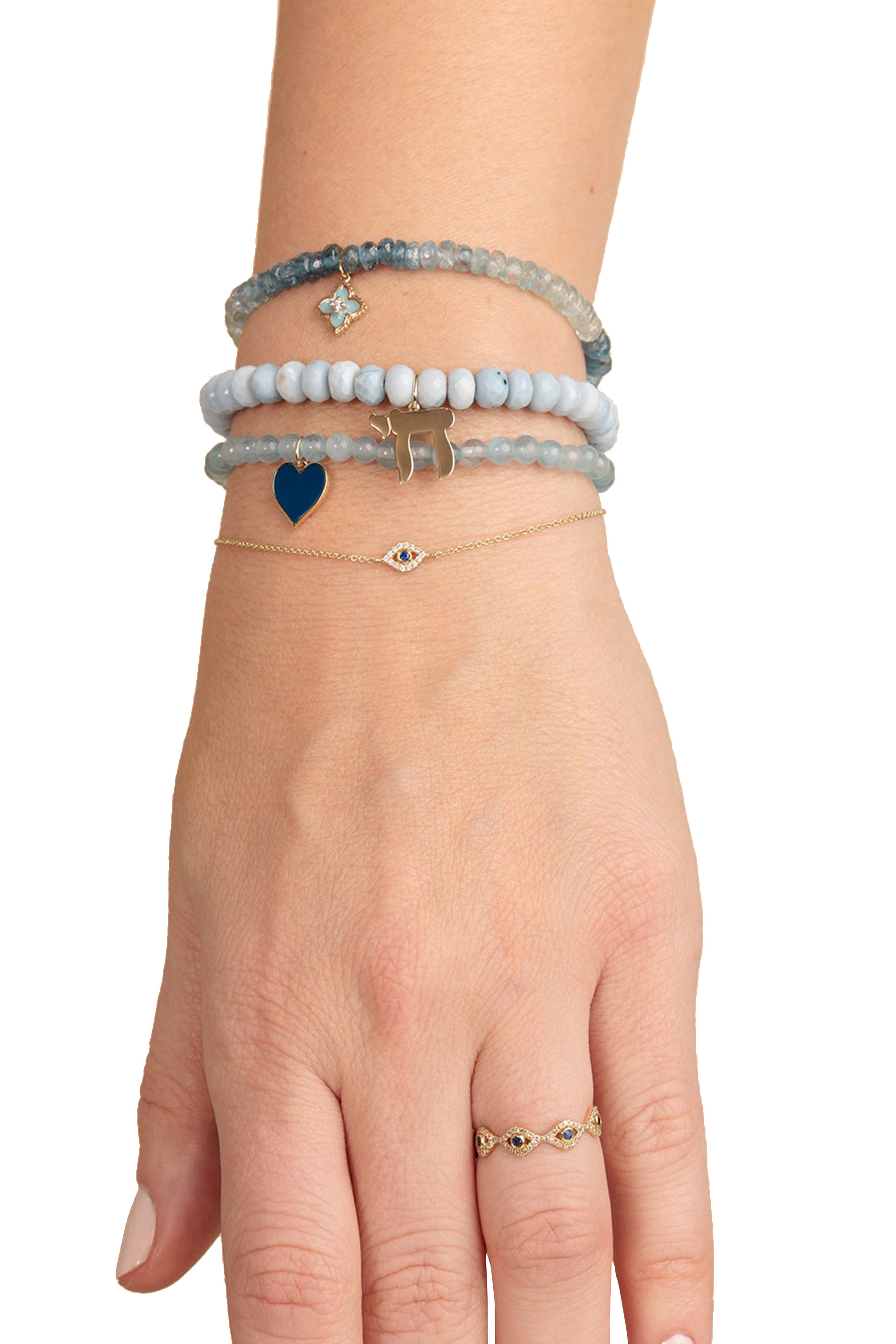 سوار بدلاية عين حسود صغيرة