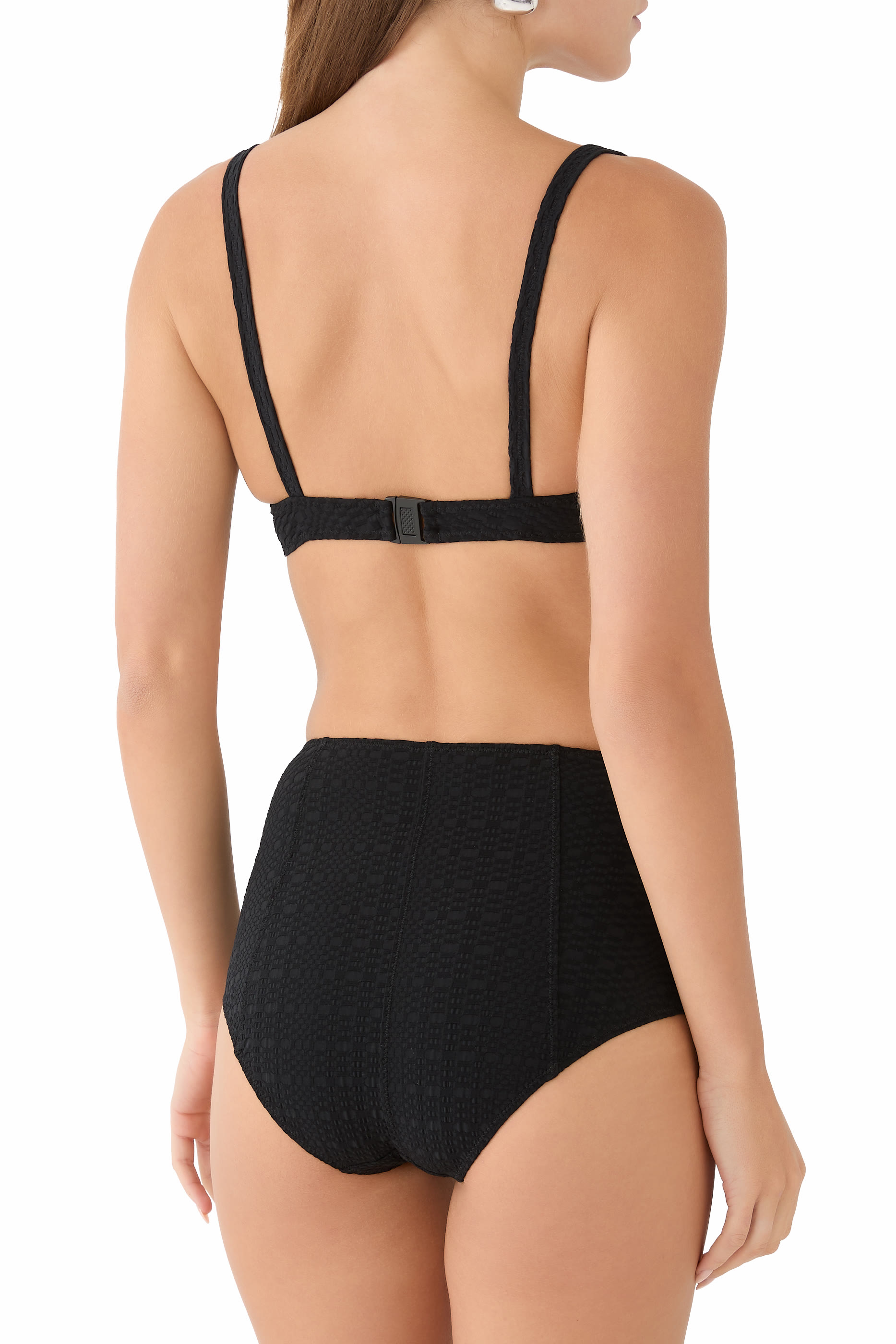 طقم بيكيني بتصميم بالكونيت بخصر مرتفع