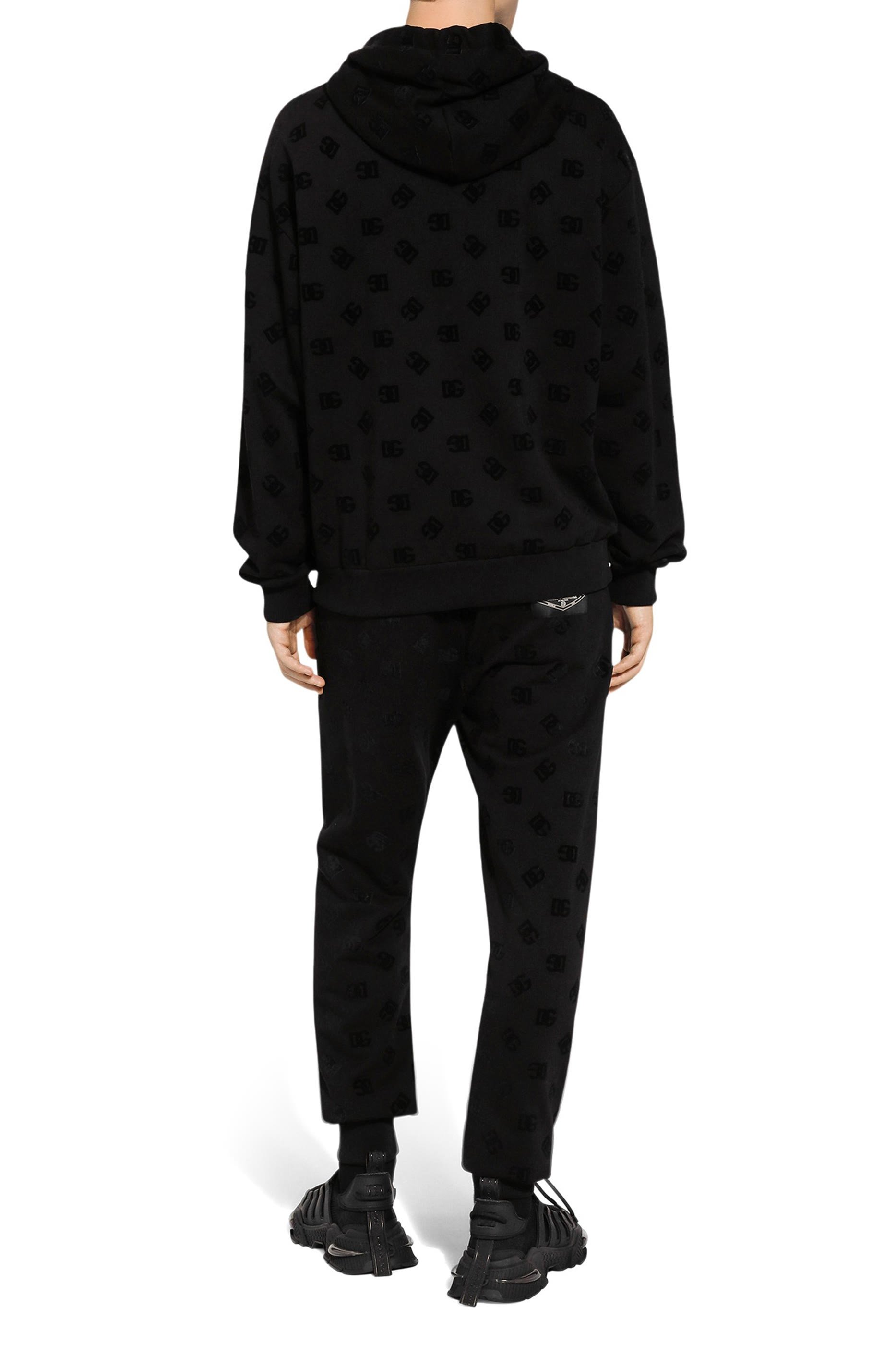 هودي بسحاب ونقشة شعار الماركة بالكامل