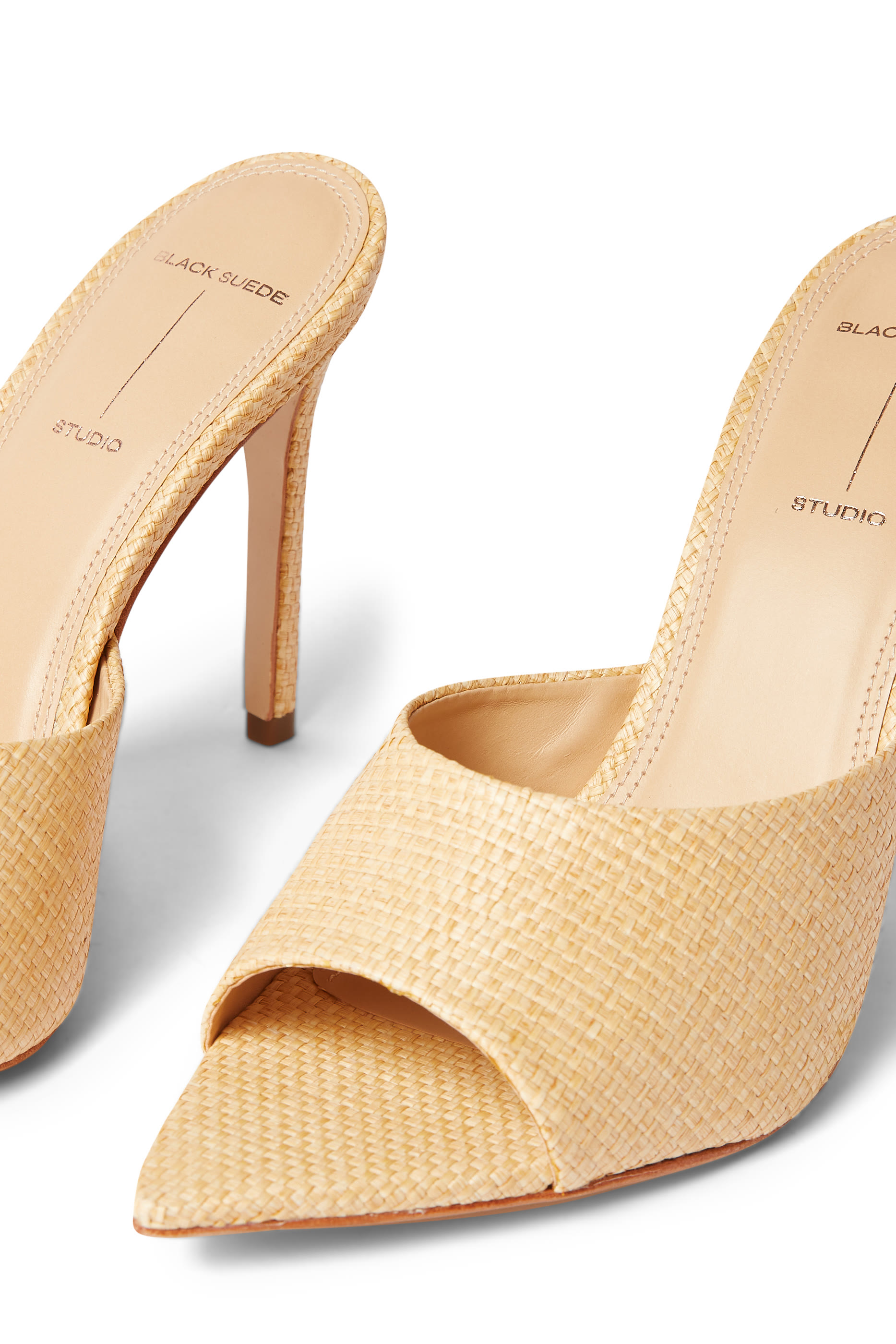 حذاء بيلا 100 مفتوح من الخلف بمقدمة مدببة