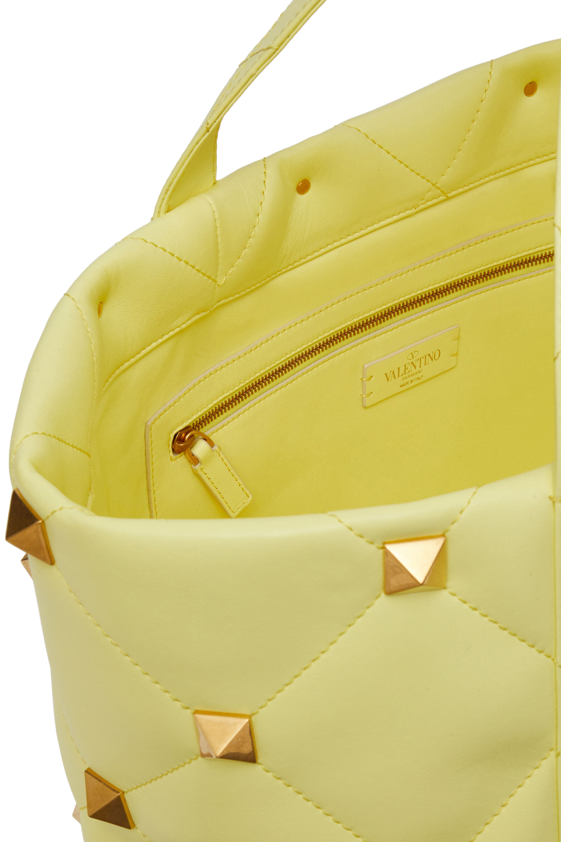 حقيبة يد فالنتينو غارافاني رومان مرصعة بحلي هرمية