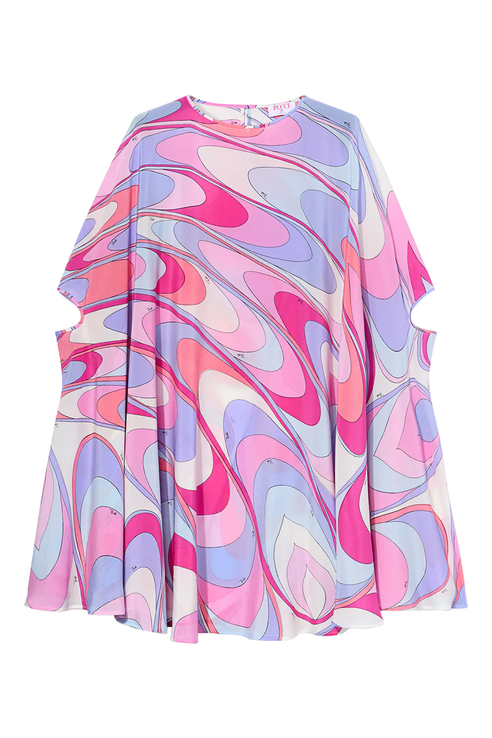 قفطان حرير بنقشة أوندي