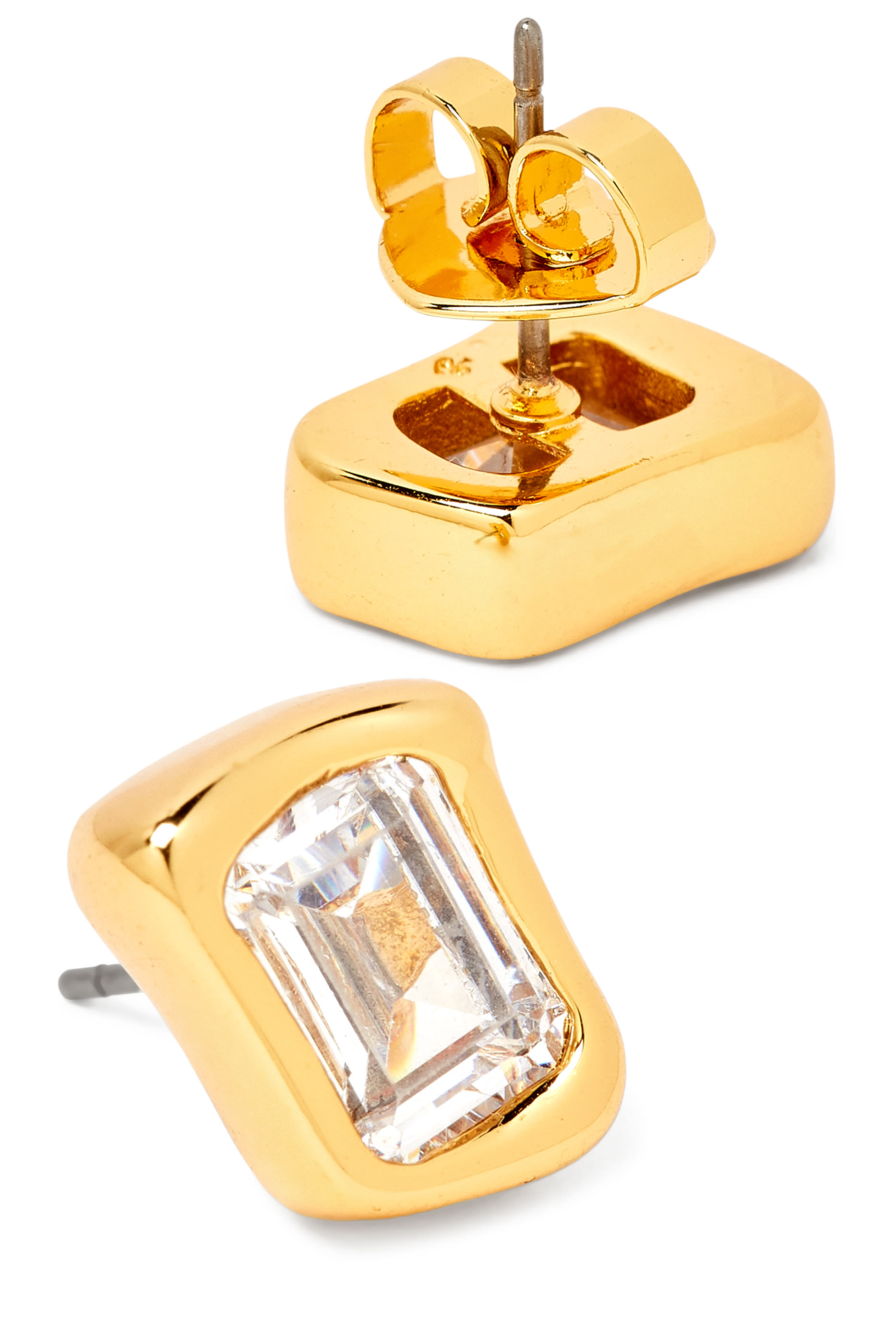 أقراط مولتن بأحجار زجاجية