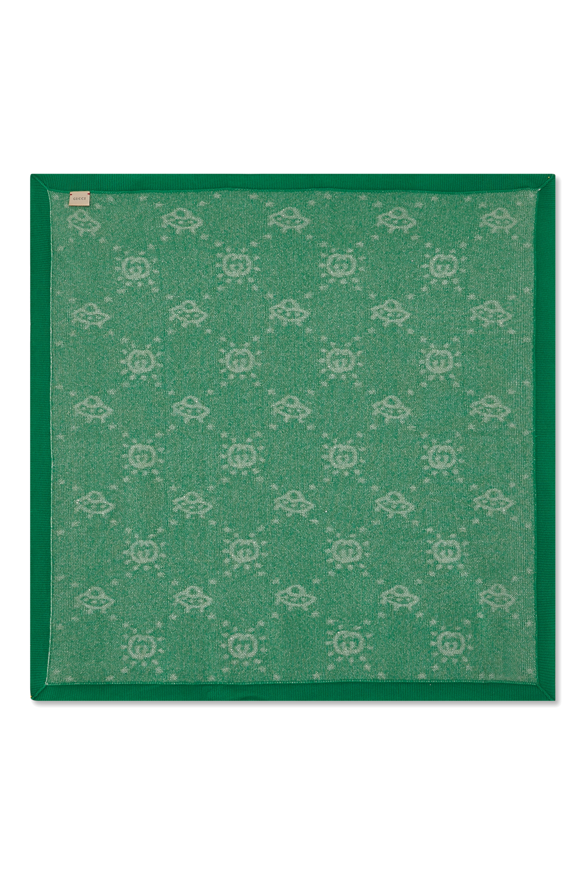 بطانية للأطفال بنقشة حرفي شعار الماركة وصحن طائر