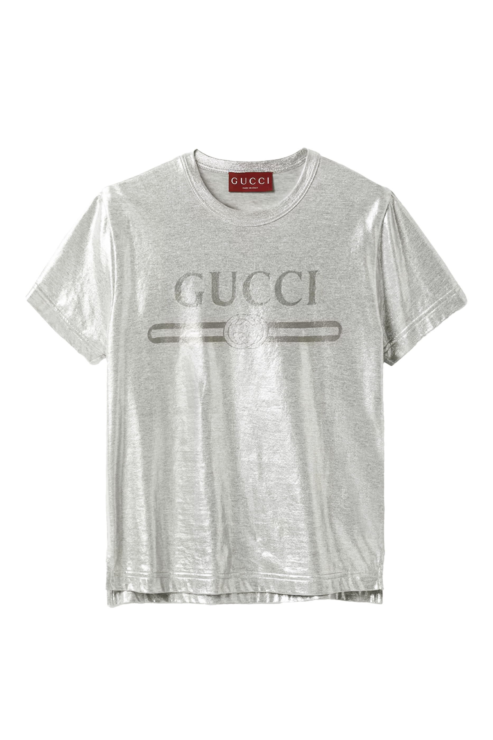 تيشيرت بطبعة قطن لامع