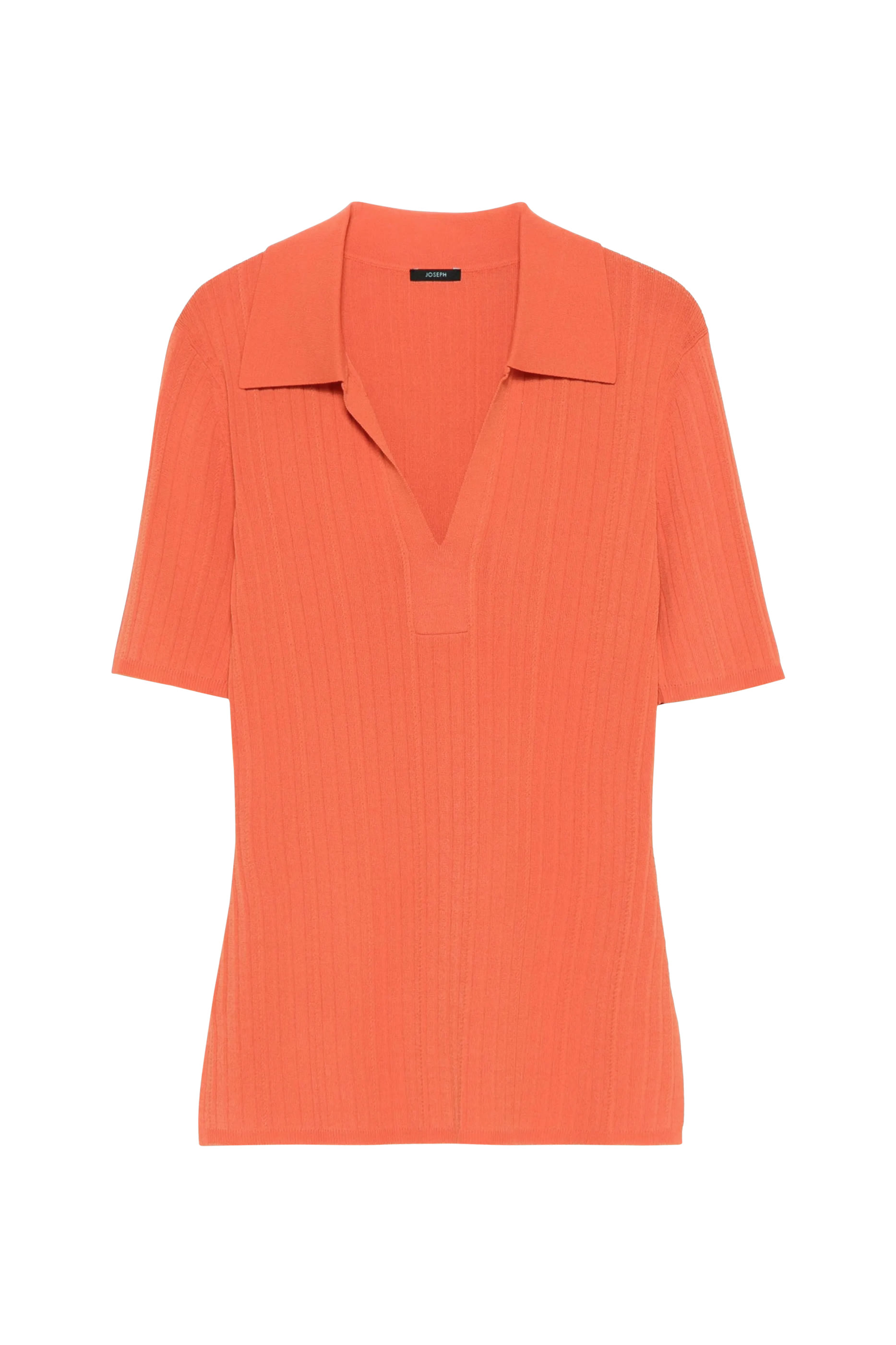 بلوزة بولو نسيج فيسكوز مضلع