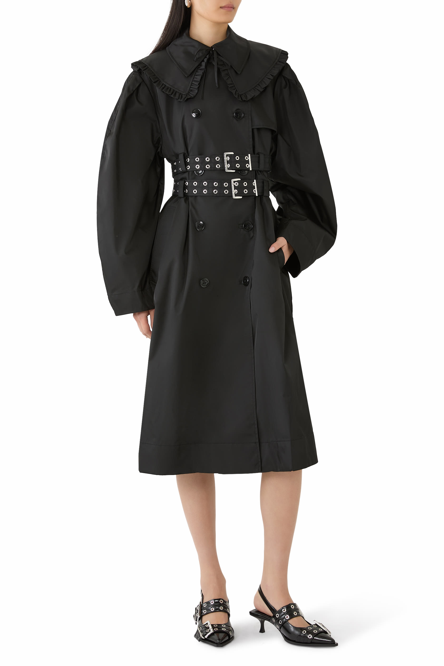 حذاء كلاسيكي فيمينين 30 بفتحات جانبية ومشابك