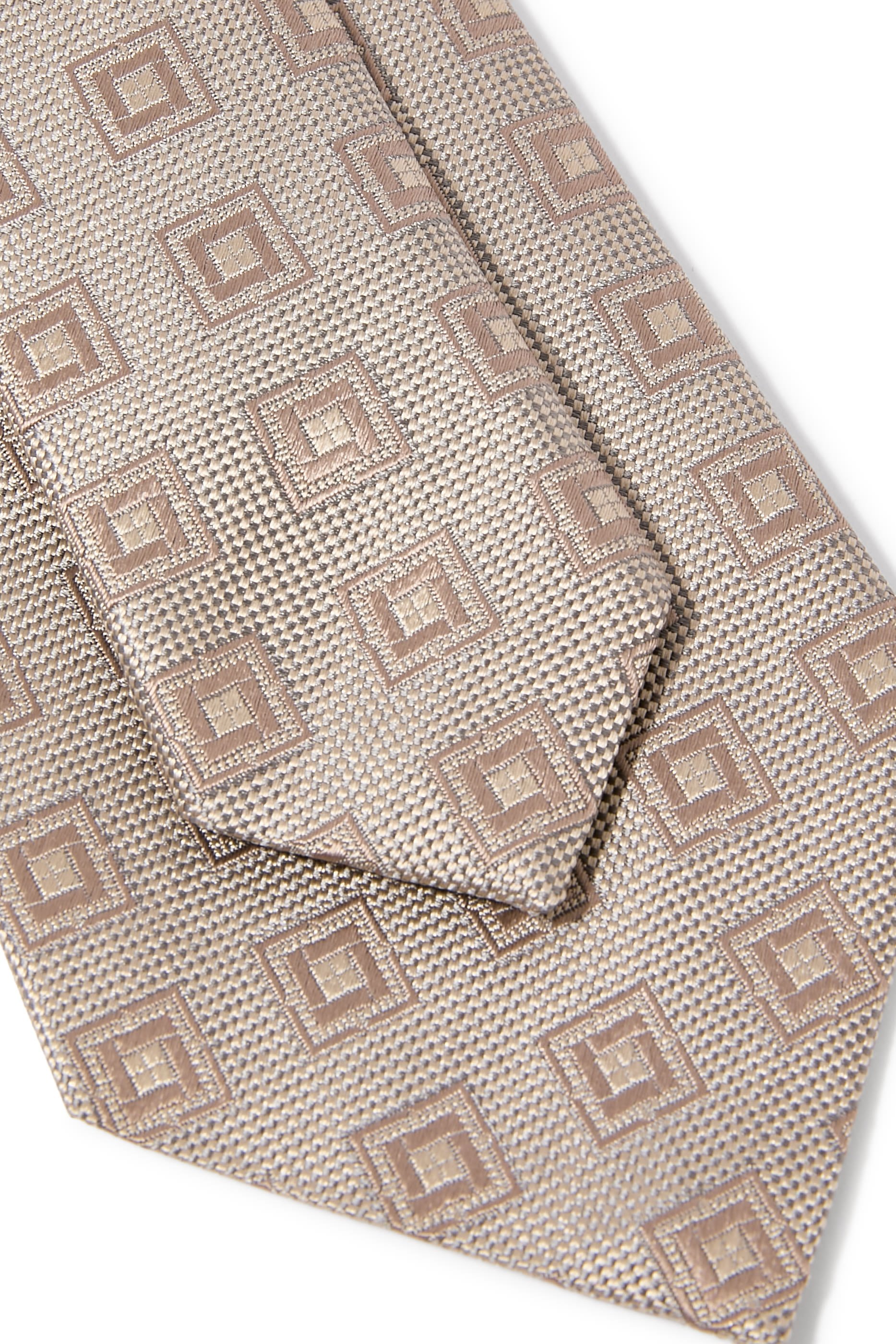 ربطة عنق L بنمط جاكار حرير