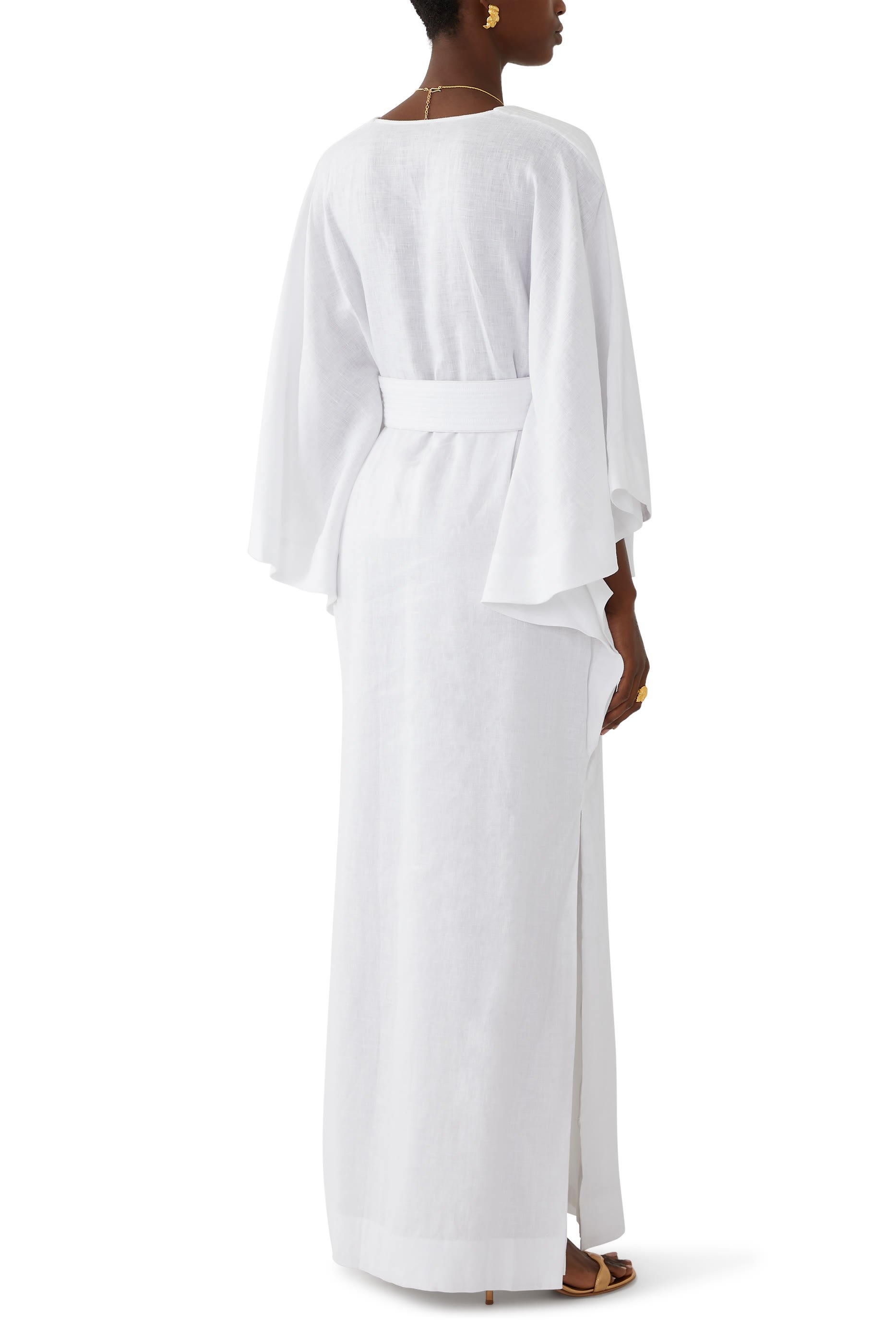 فستان فولار طويل