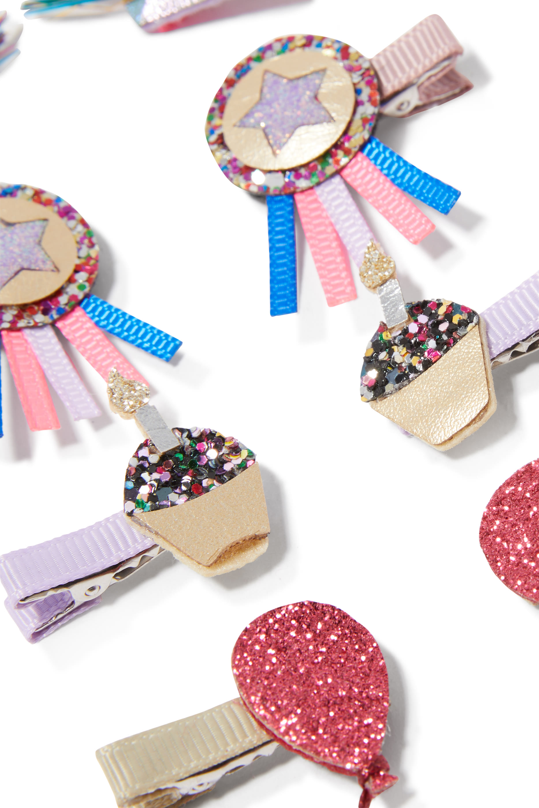 مشابك شعر صغيرة بنمط عيد ميلاد للأطفال