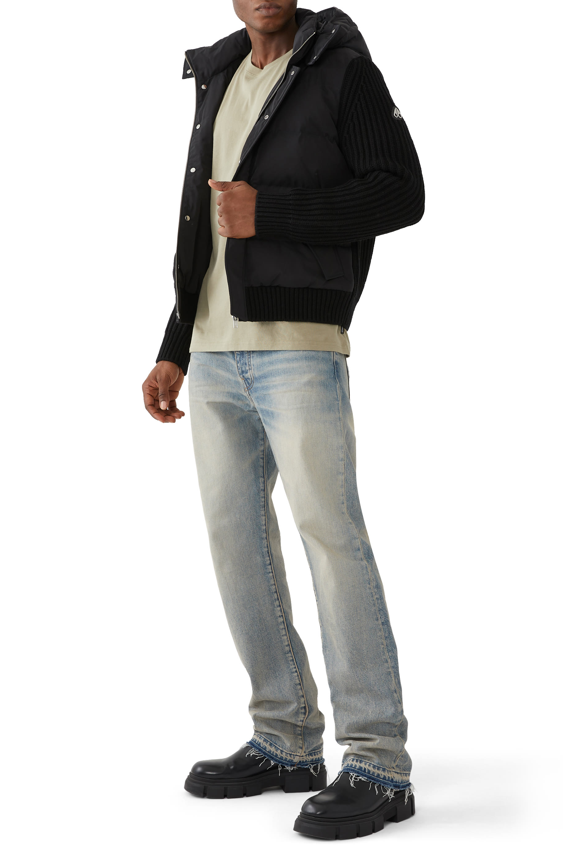 جاكيت بومبر مايبل من خامات مختلفة