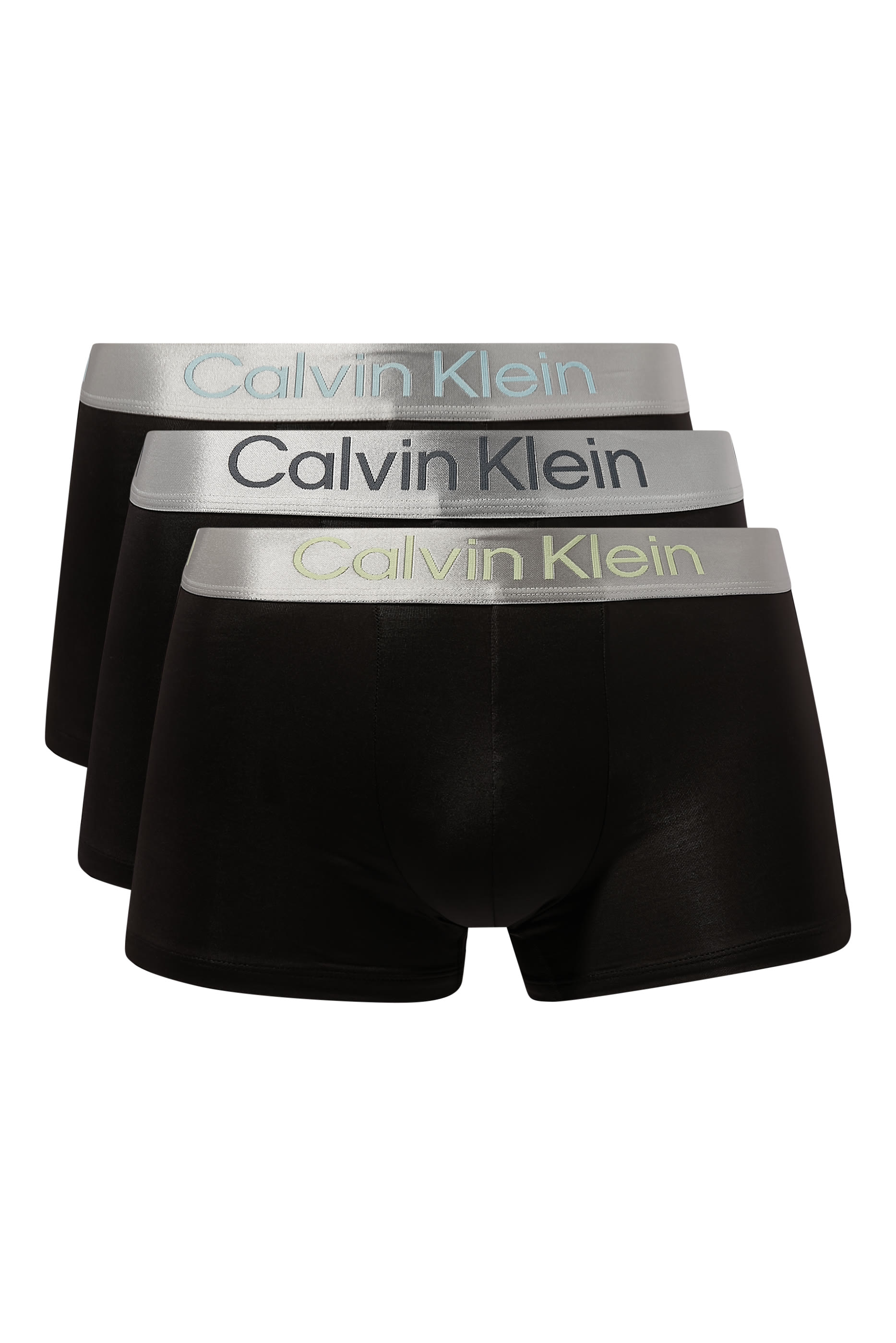 طقم بوكسر قماش مايكرو مطاطي، 3 قطع