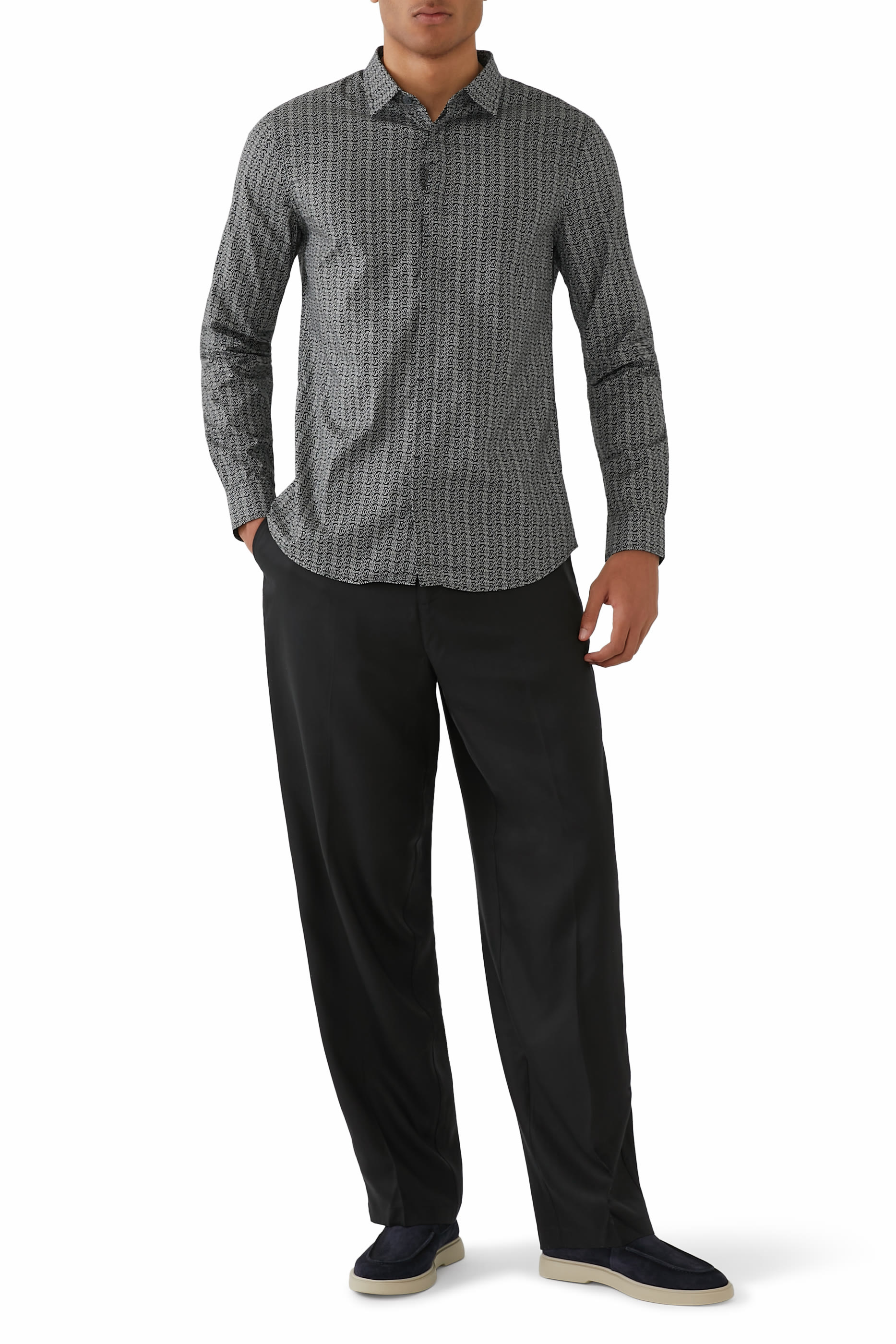 قميص أرو بأكمام طويلة