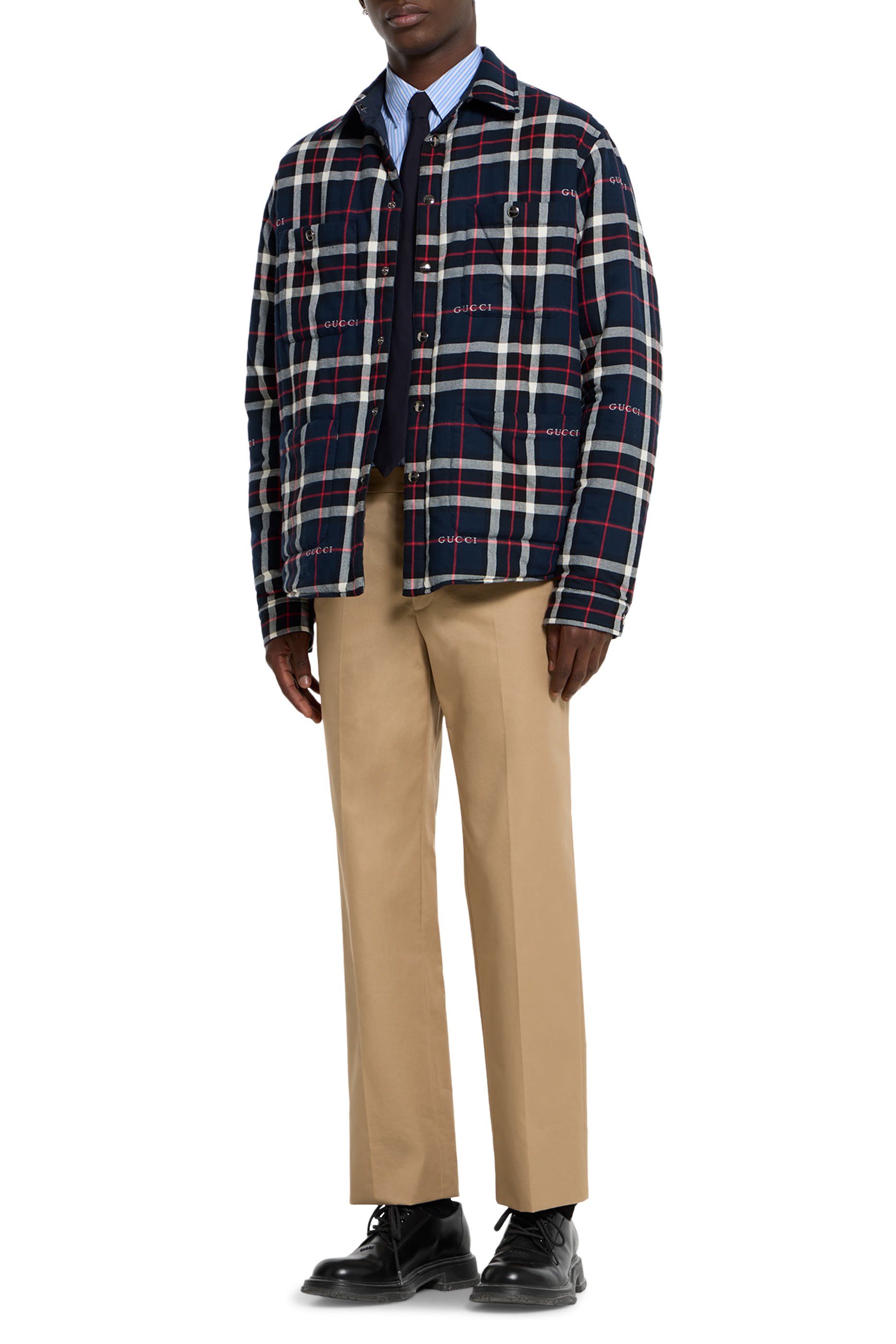 بنطال بشريط ويب حرير تويل