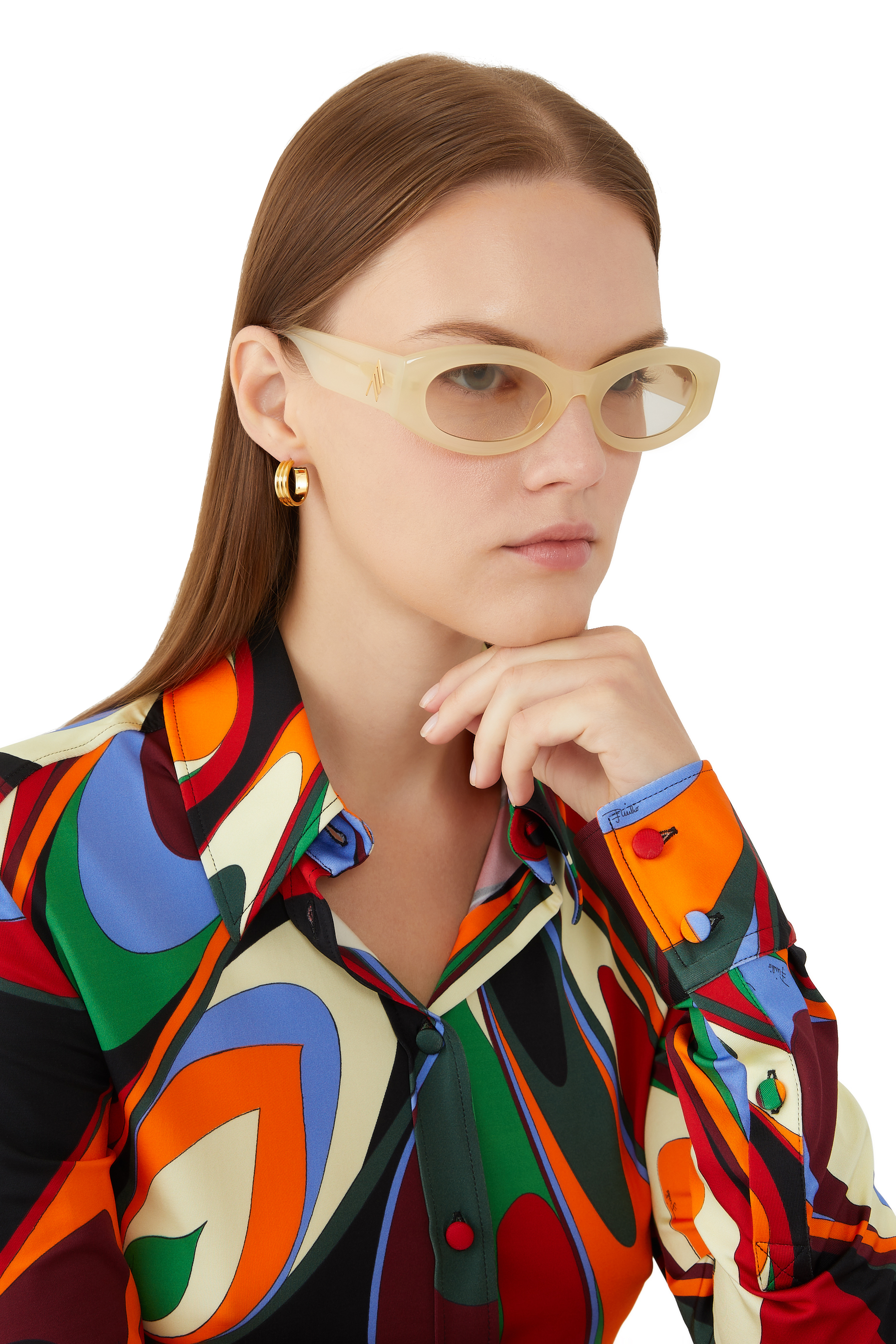 نظارة شمسية x اتيكو بيرتا بإطار بيضاوي