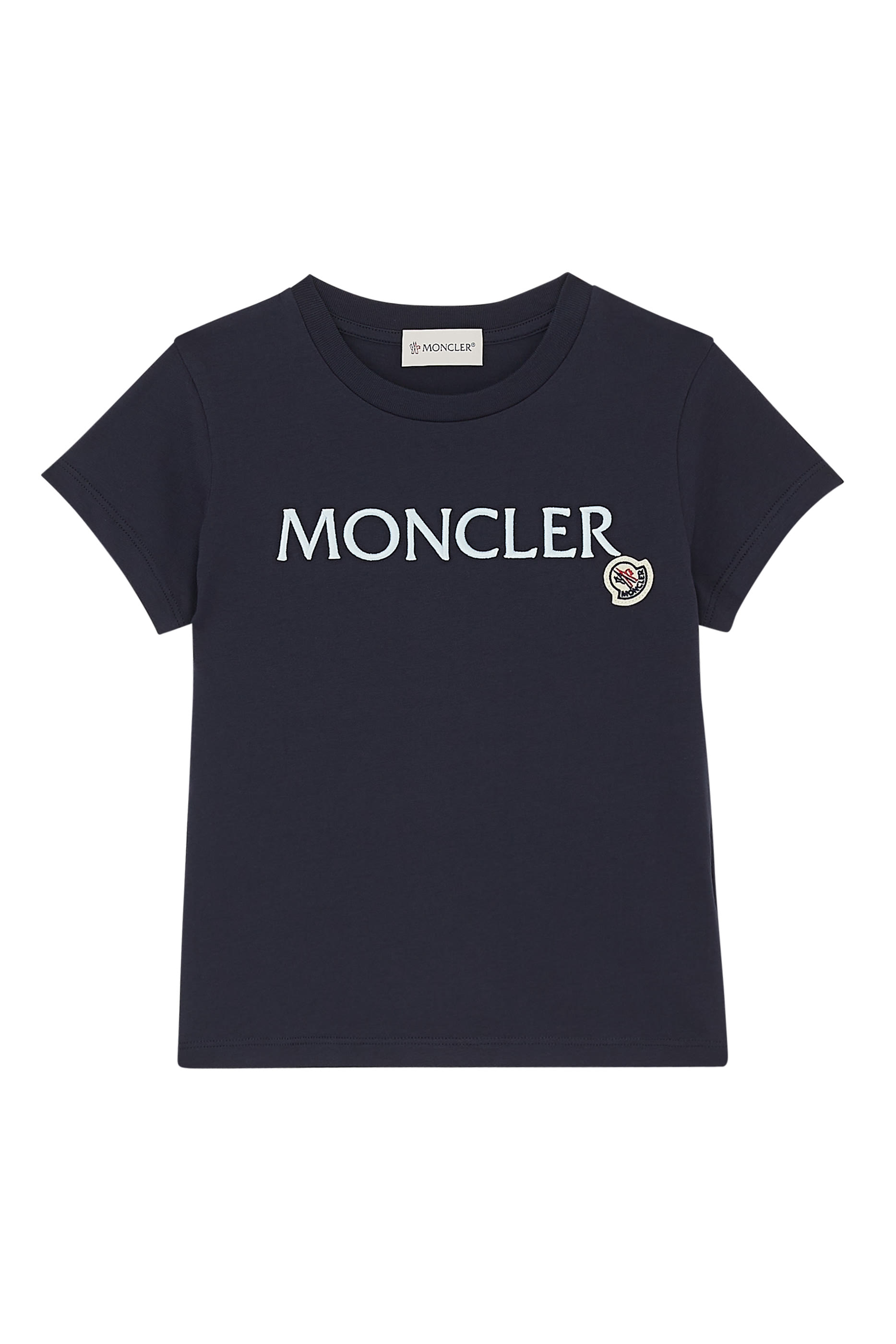 تيشيرت قطن بشعار الماركة للأطفال