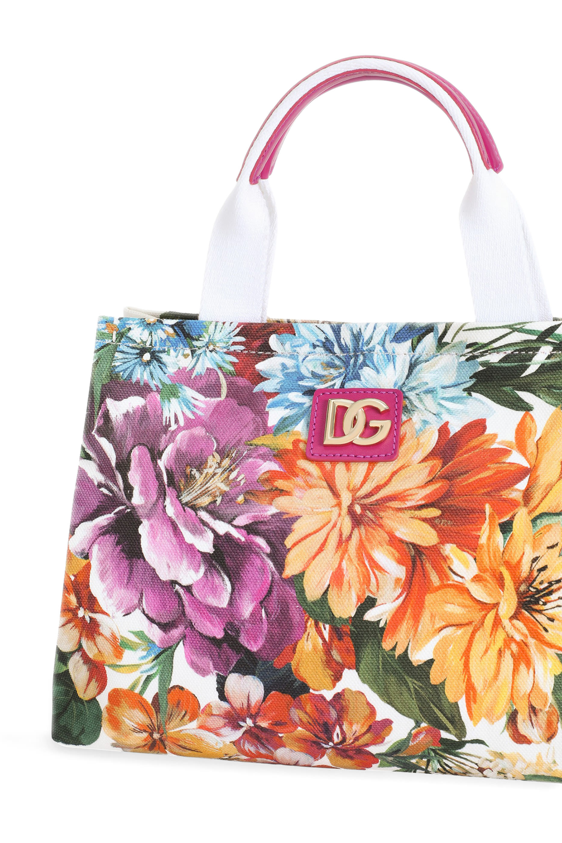 حقيبة يد بنقشة قماش قنب للأطفال