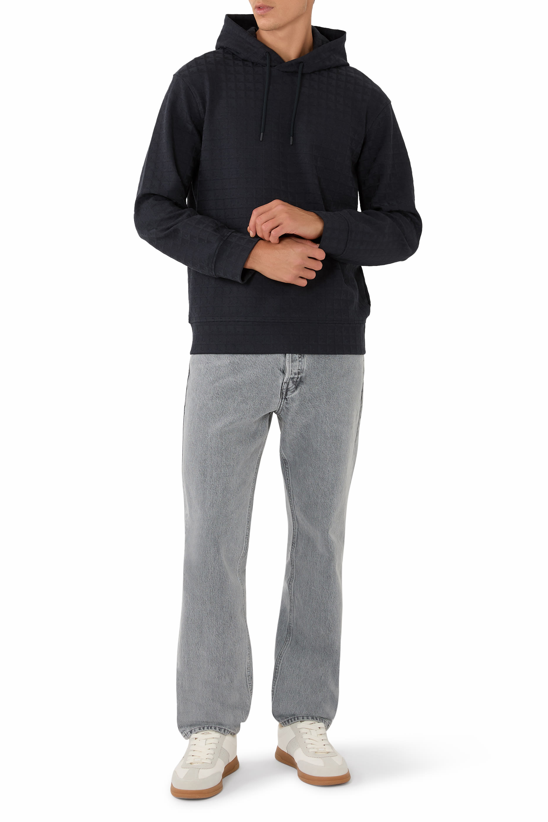 سويت شيرت ايه اس في بغطاء رأس مزيج لايوسيل