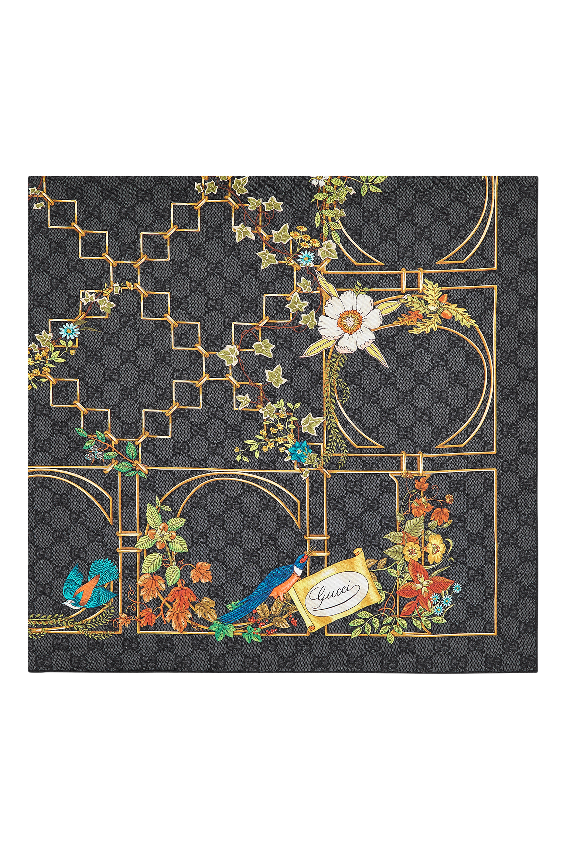 وشاح بنقشة حرير تويل