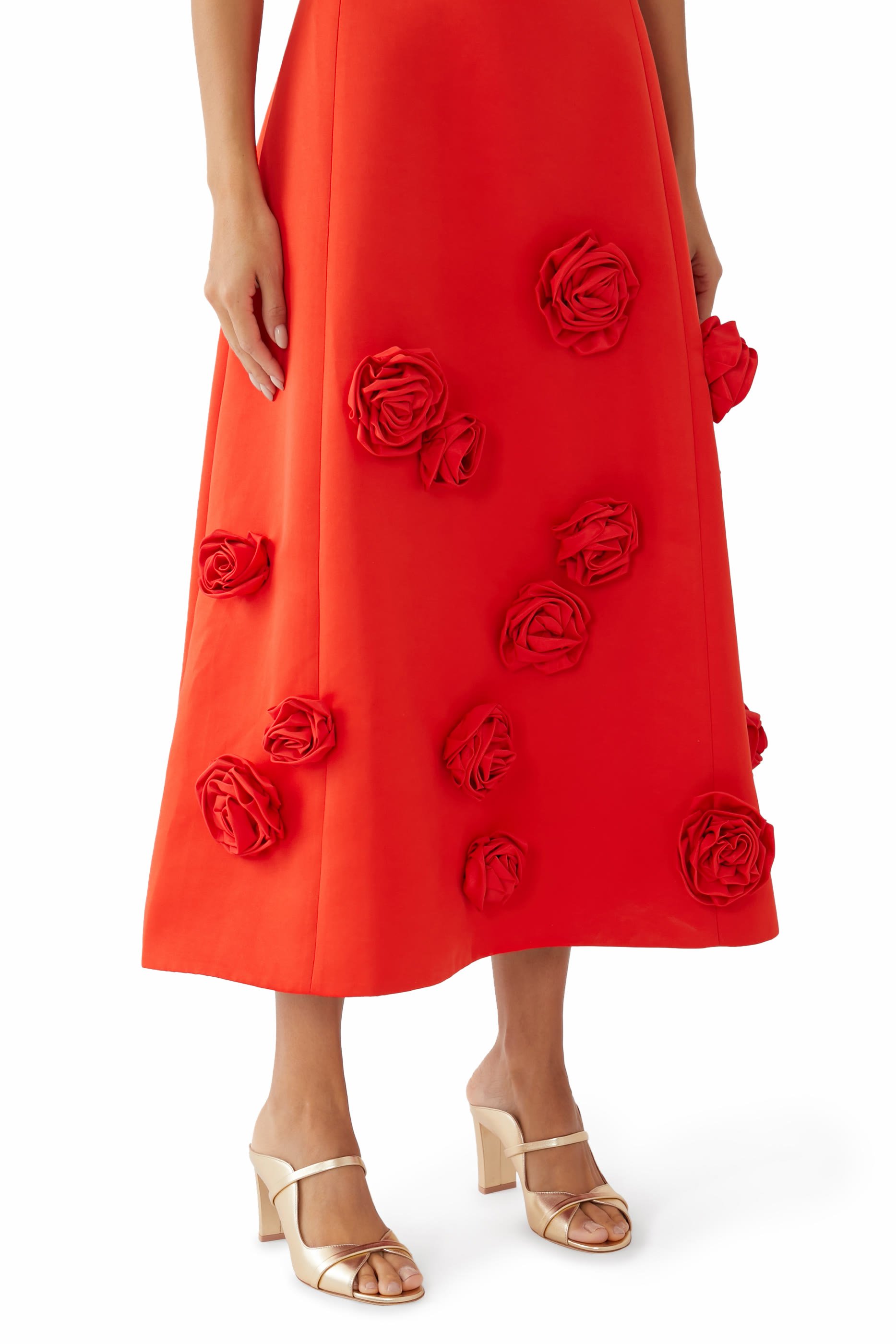 حذاء نورا 70 بكعب جلد لامع